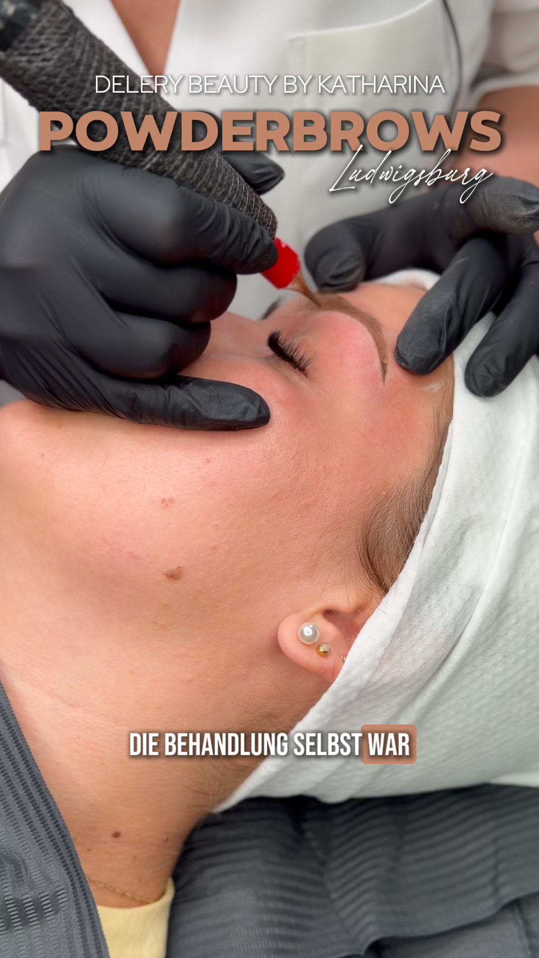 Delery Beauty Facebook ad: EXKLUSIV IN LUDWIGSBURG: POWDERBROWS