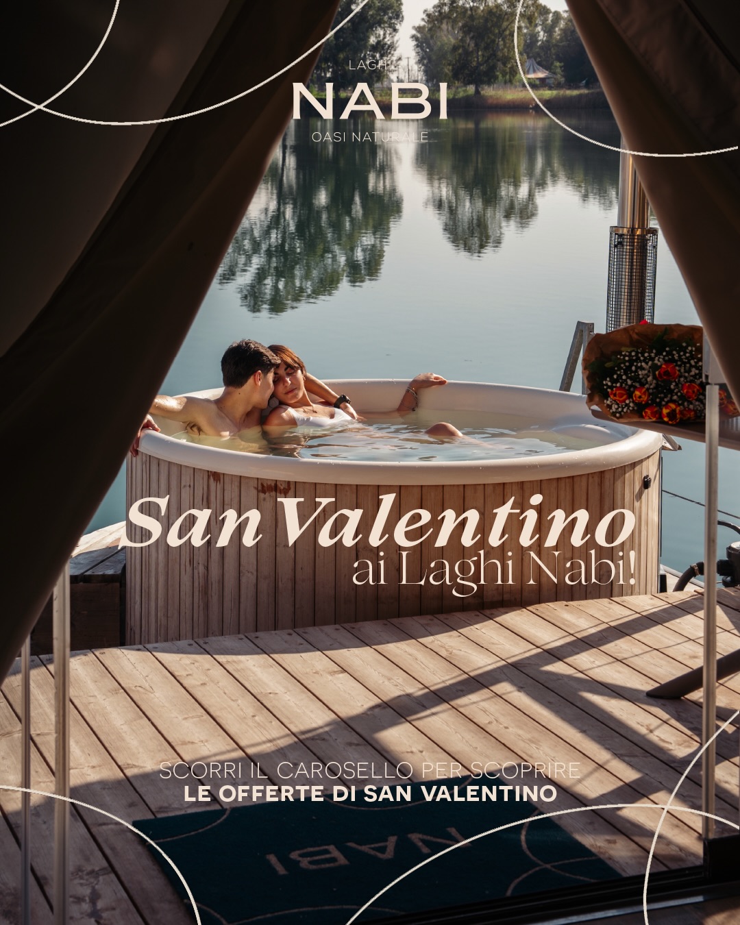 Laghi Nabi Facebook ad: L’amore ha bisogno di tempo, silenzio e momenti…
