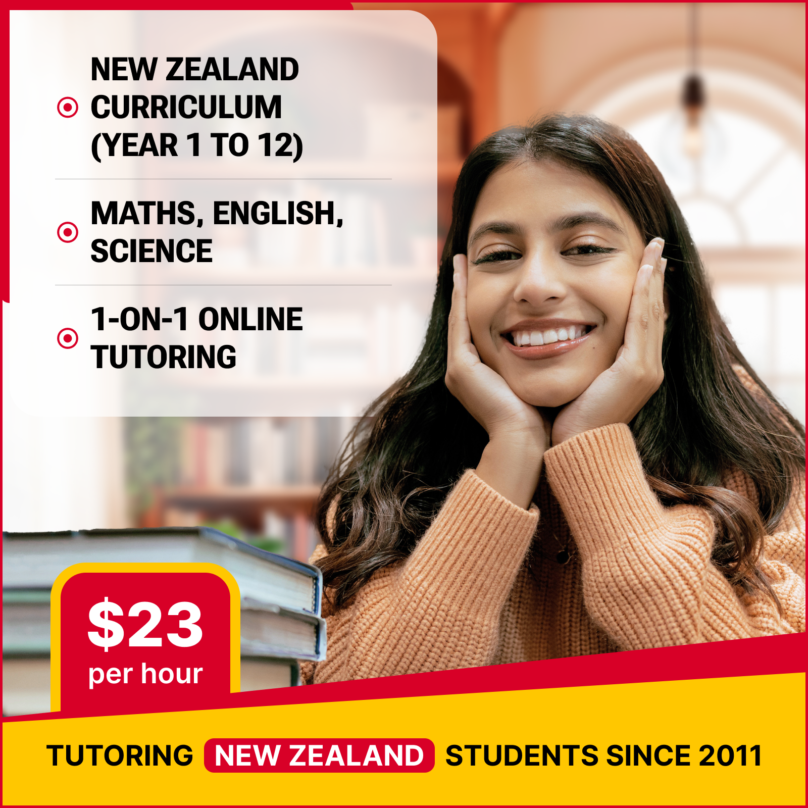 Jaya's Academy Facebook ad