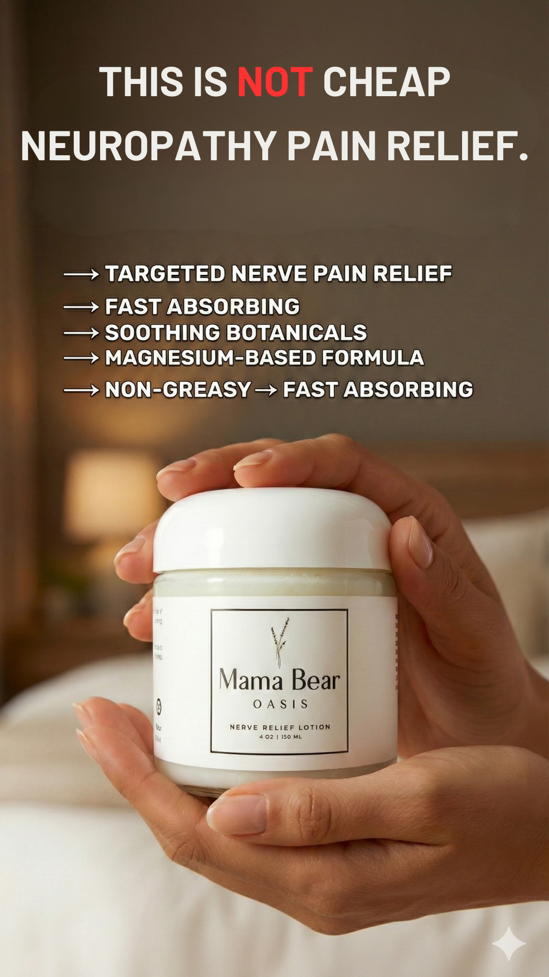 Debra Brown Facebook ad: Take back your life and start living pain-free.