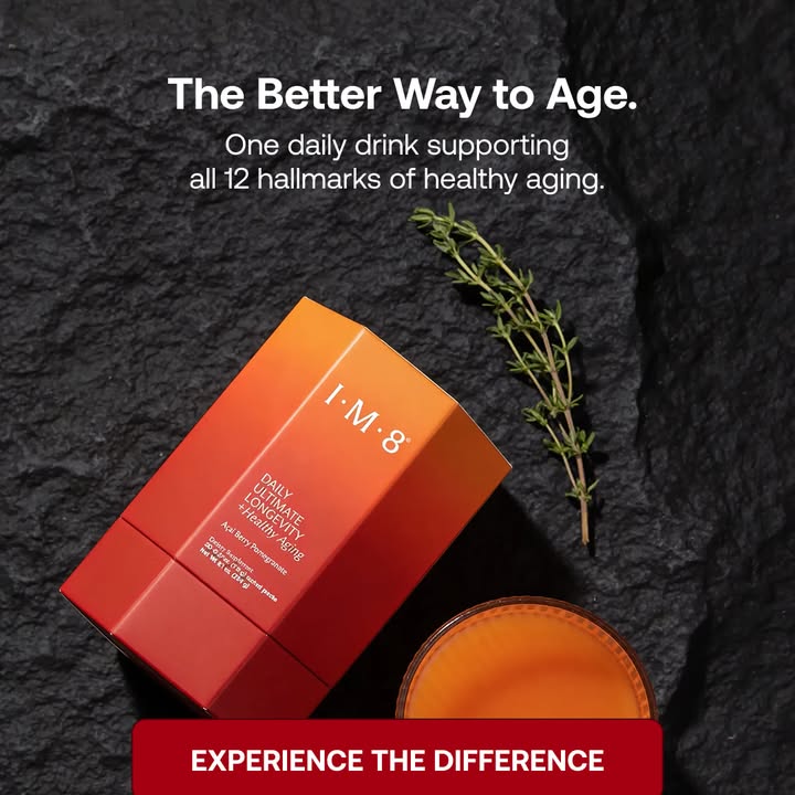 IM8 Global Facebook ad: Longevity Starts at the Cellular Level