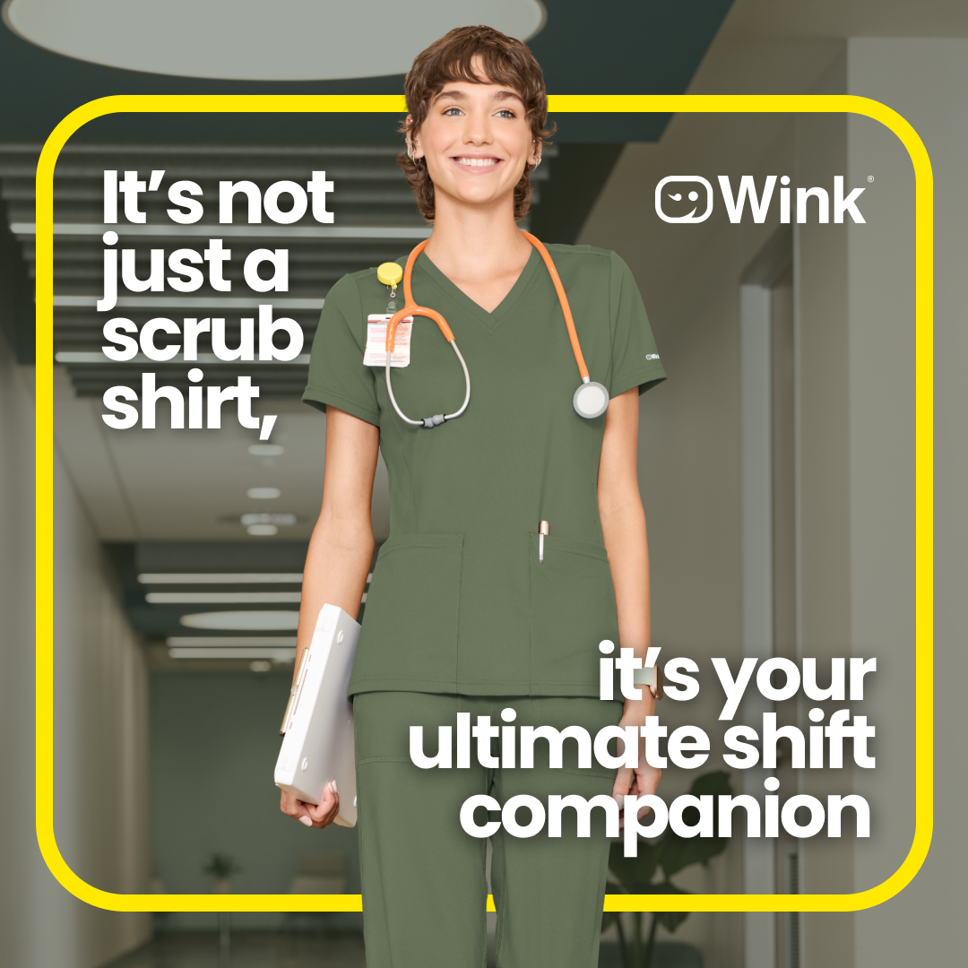 Wink Scrubs Facebook ad