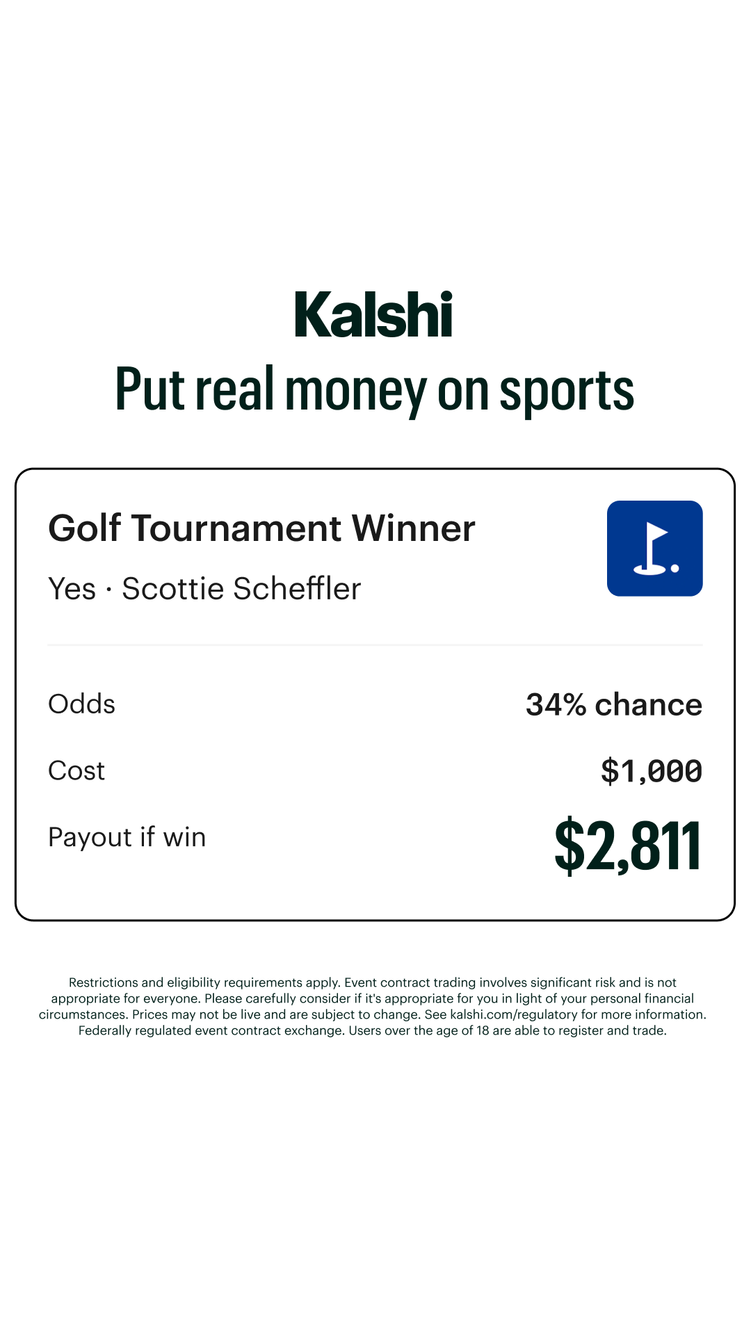 Kalshi - Trade the Headlines Facebook ad