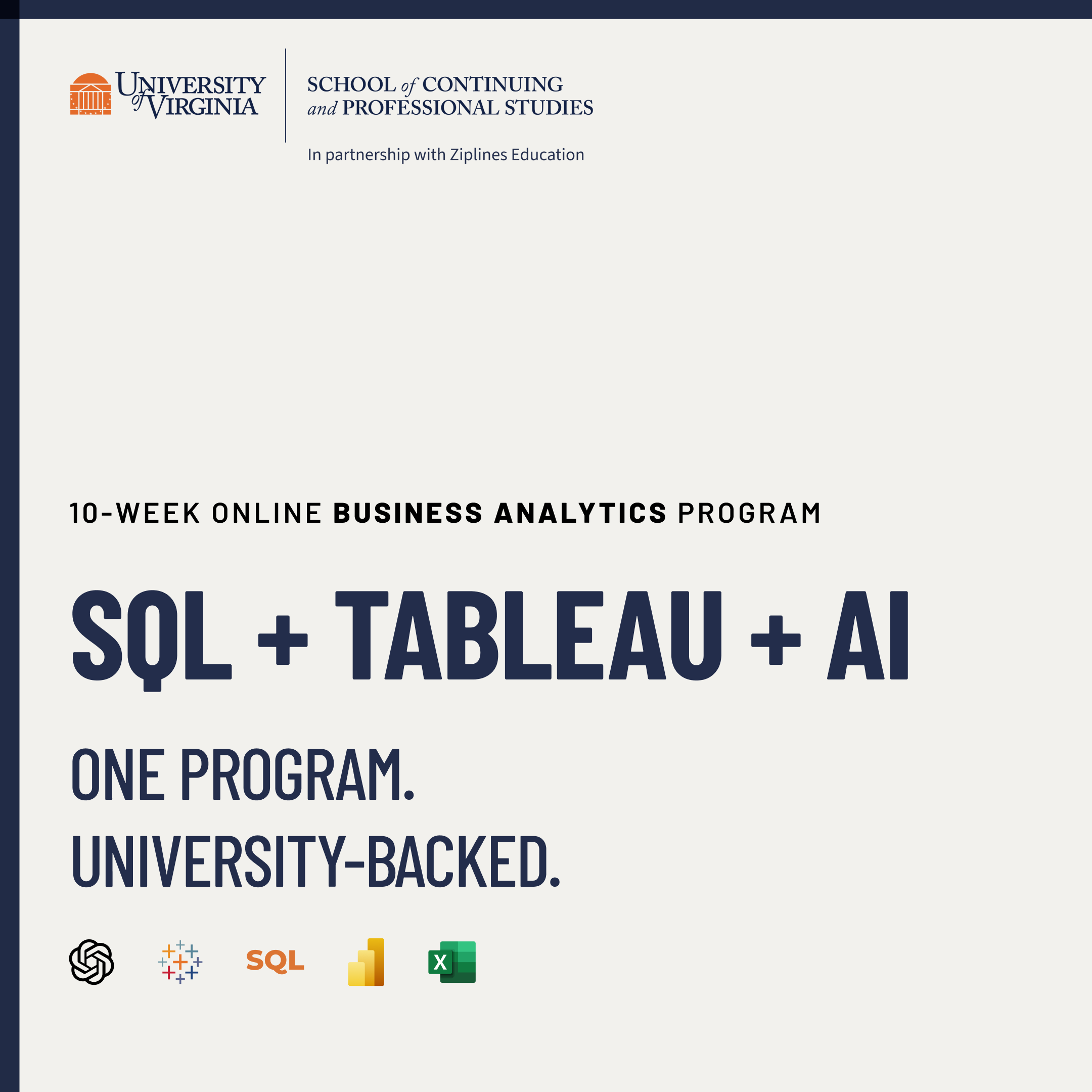 UVA School of Continuing and Professional Studies Facebook ad from May 4, 2026