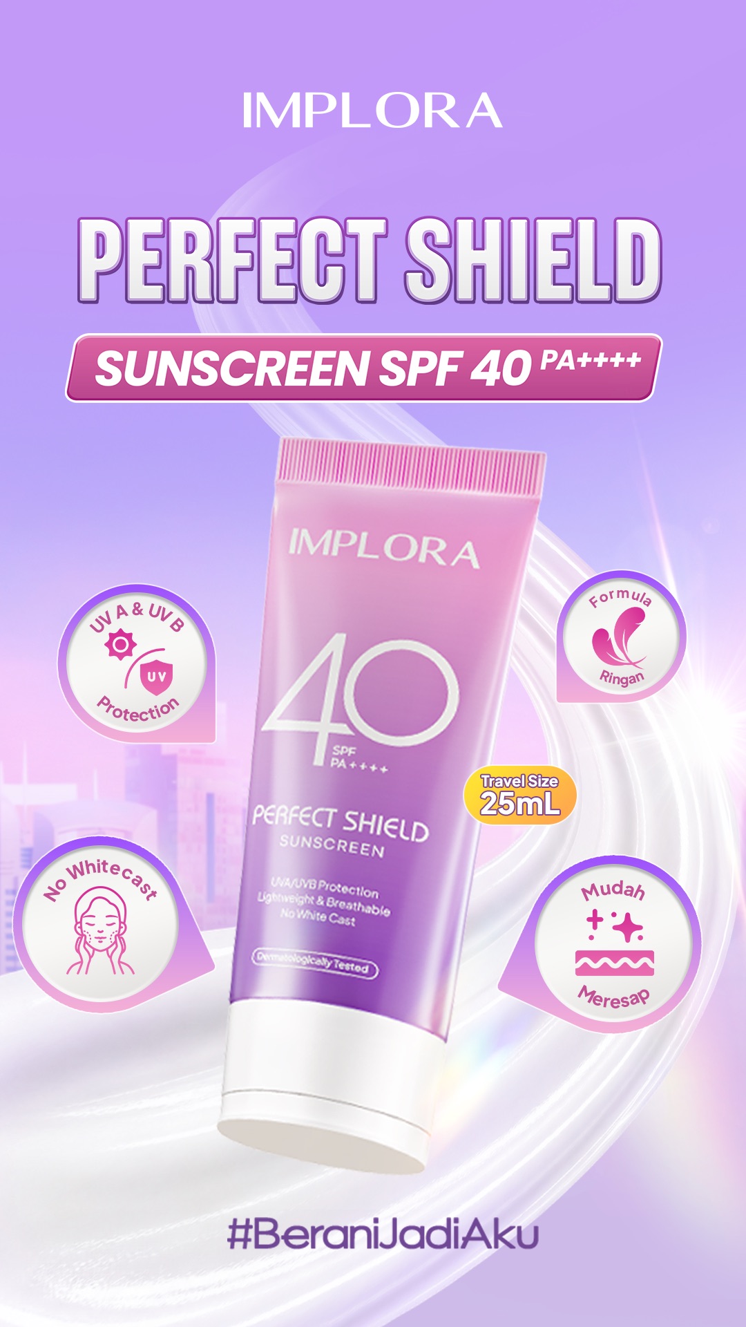 Implora Cosmetics Facebook ad: Implora Perfect Shield Sunscreen SPF 40 PA++++ ada…