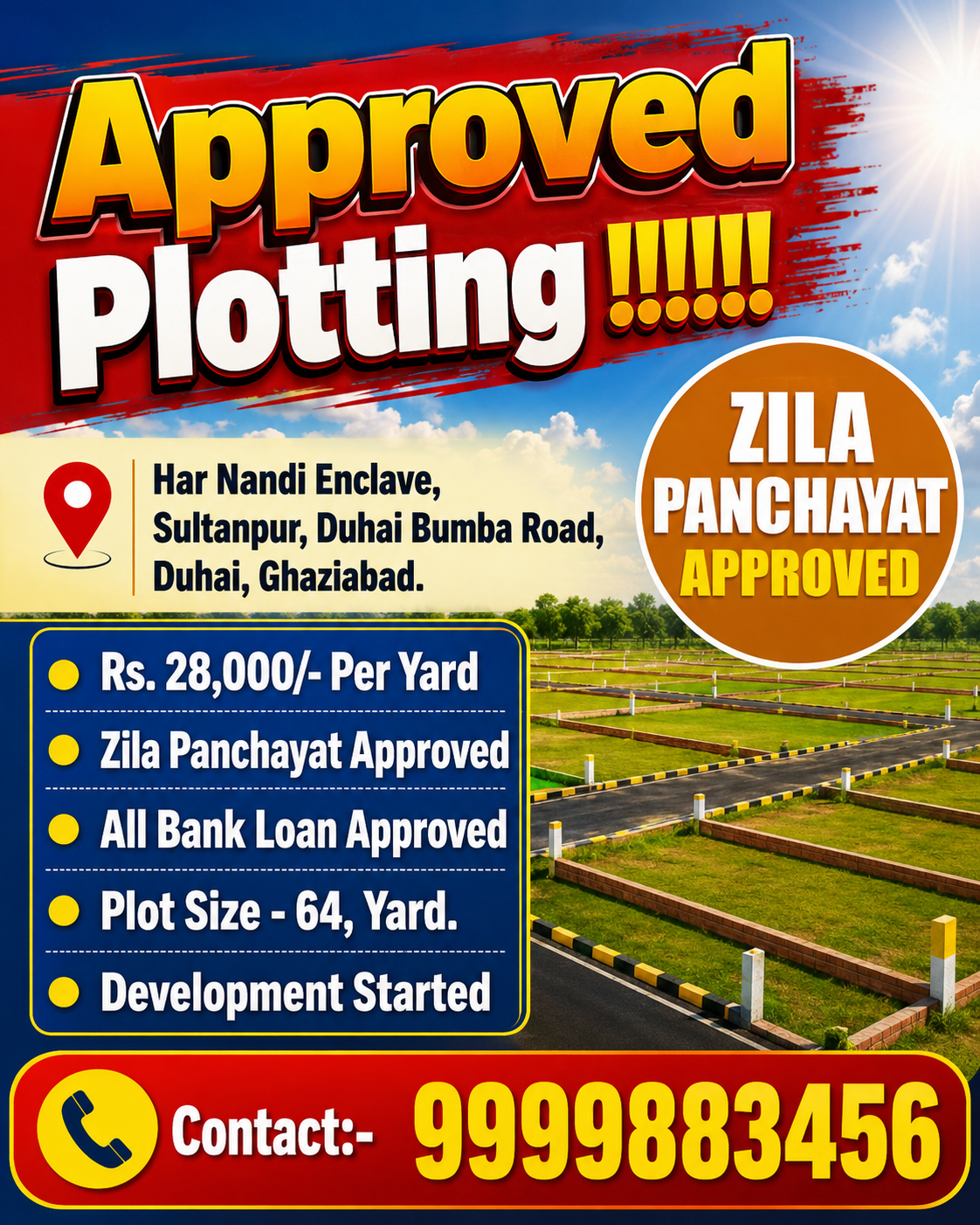Rajnagar Extension Property Facebook ad