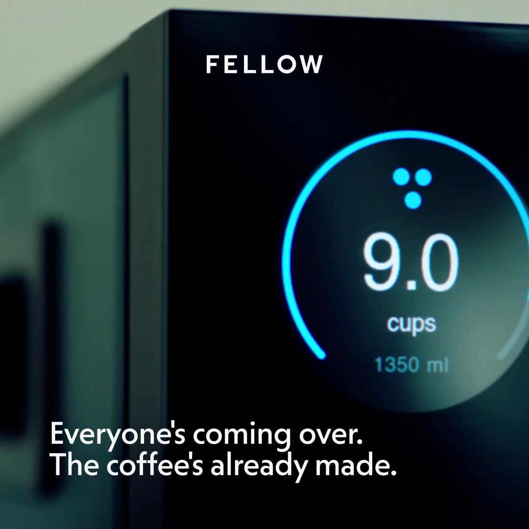 Fellow Facebook ad: Pour-over thinking, built in.