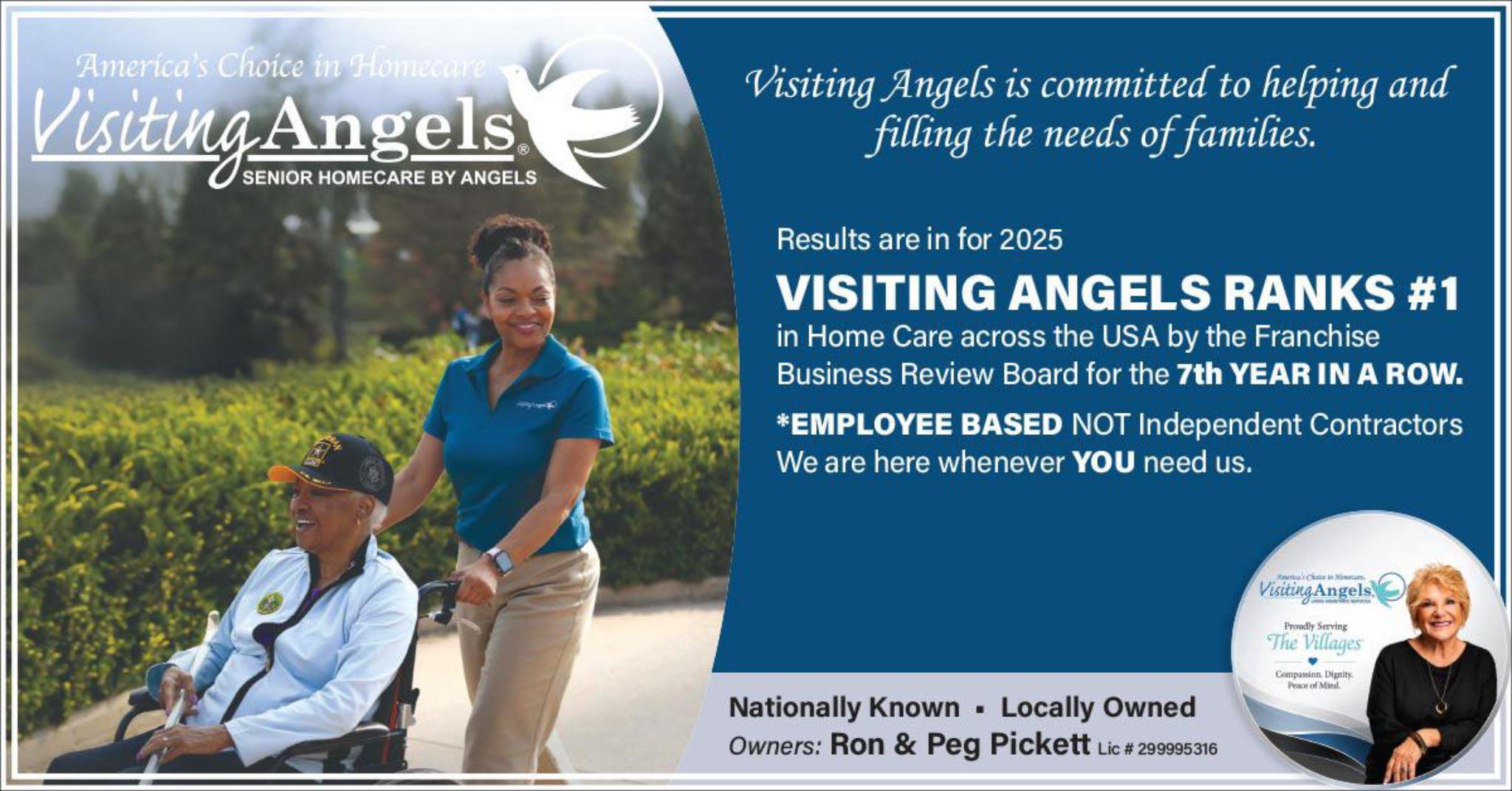 Visiting Angels Serving The Villages and Surrounding Areas Facebook ad: Visiting Angels