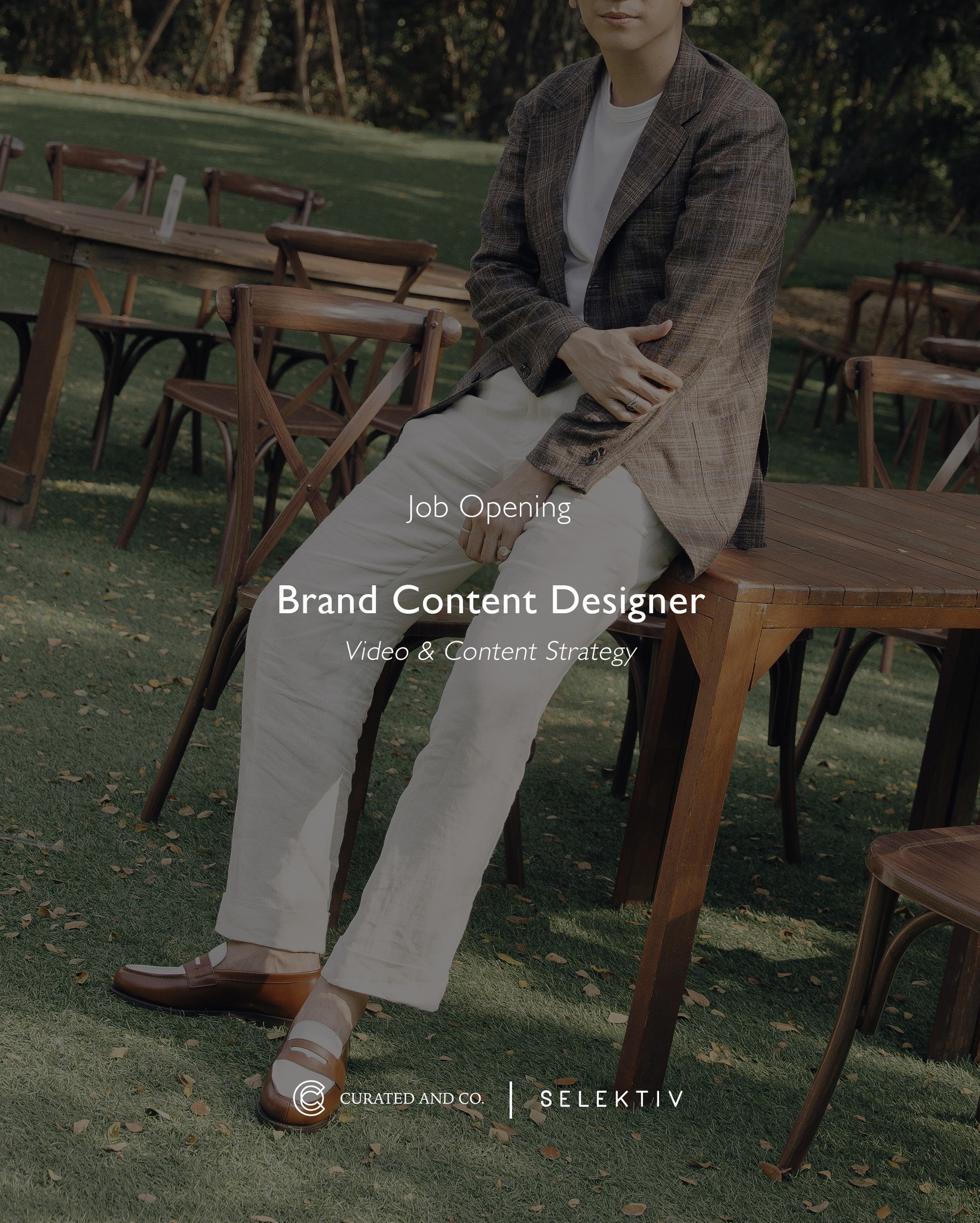 Curated and Co. Bangkok Facebook ad: Job Opening: Brand Content Designer, Video & Content…