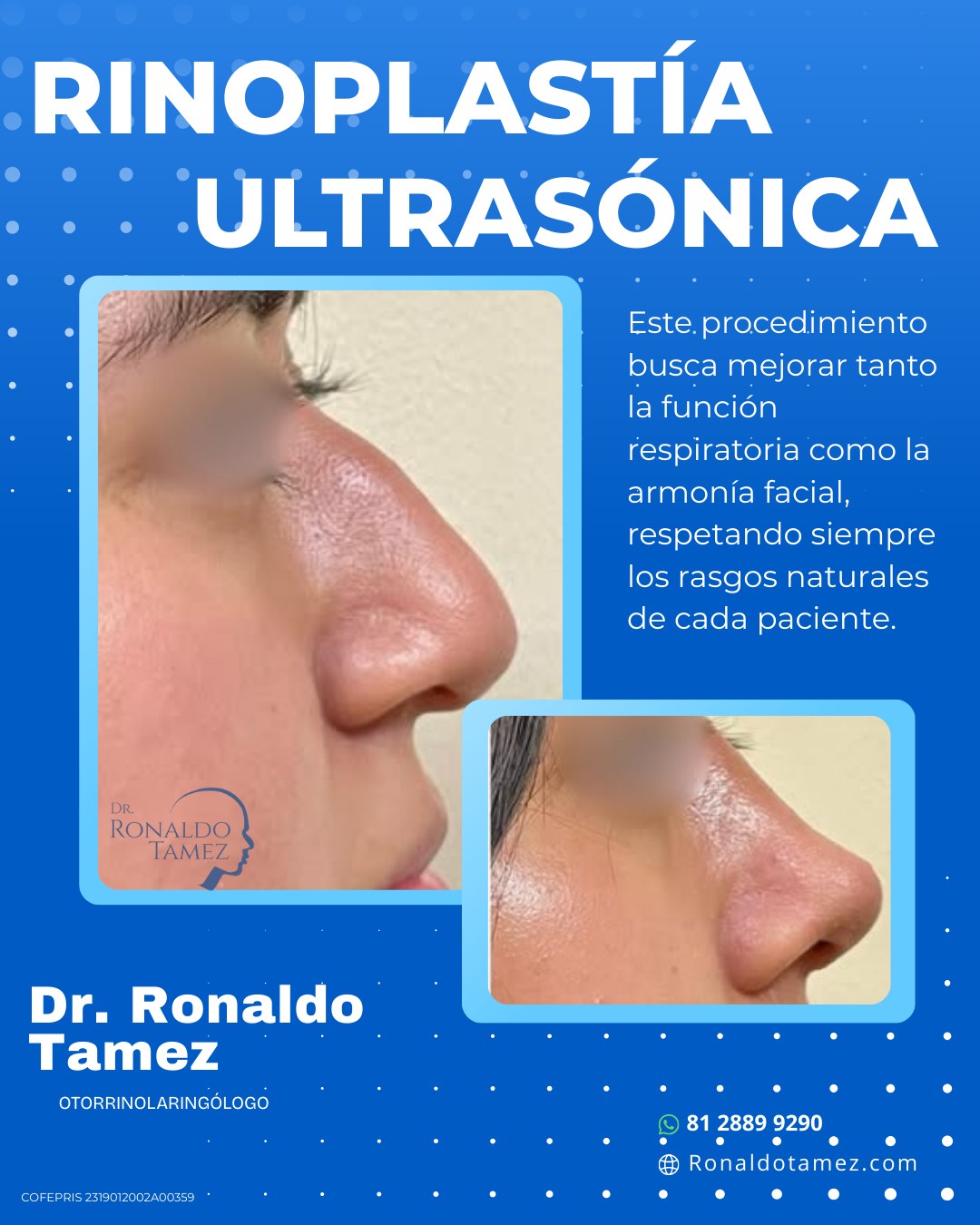 Dr Ronaldo Tamez Facebook ad: ¡Agenda tu cita hoy!