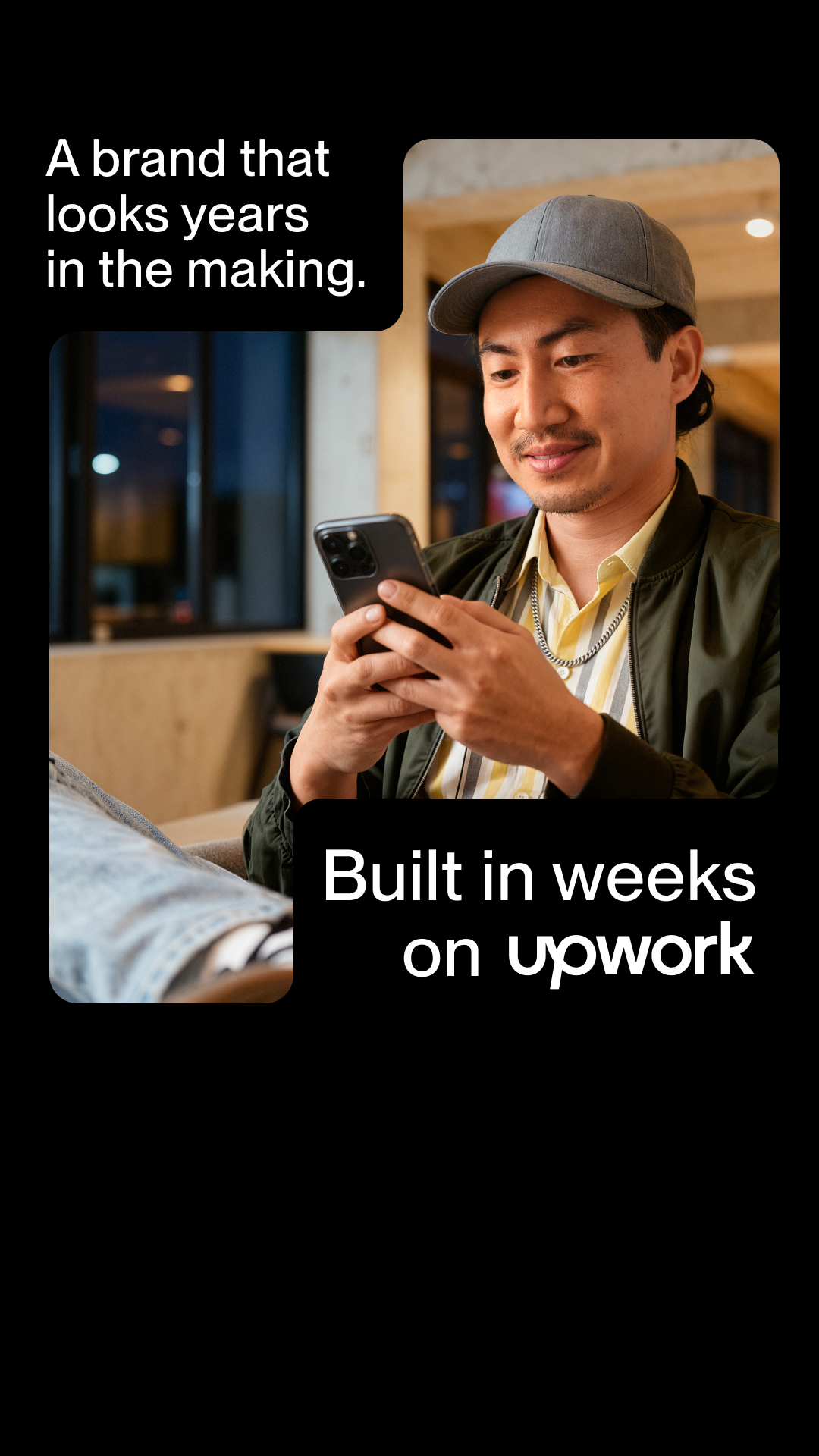 Upwork Facebook ad