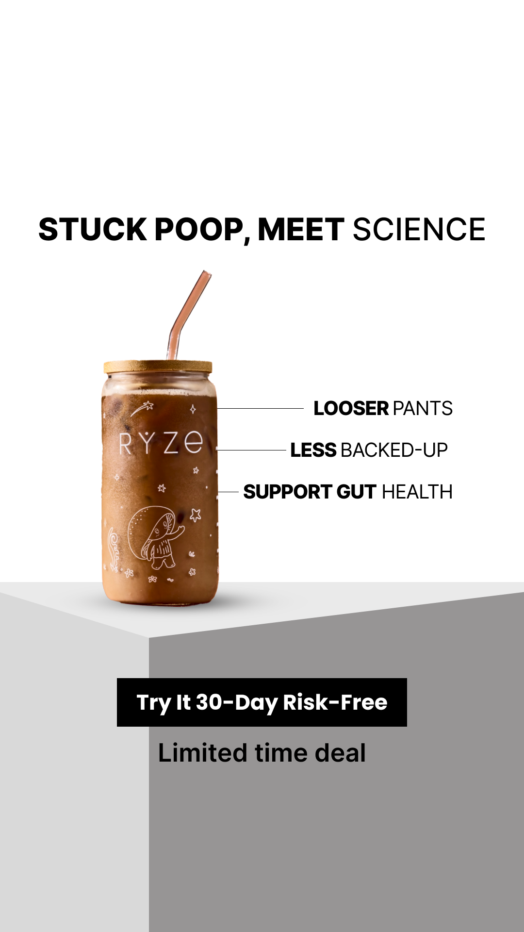 RYZE Superfoods Facebook ad