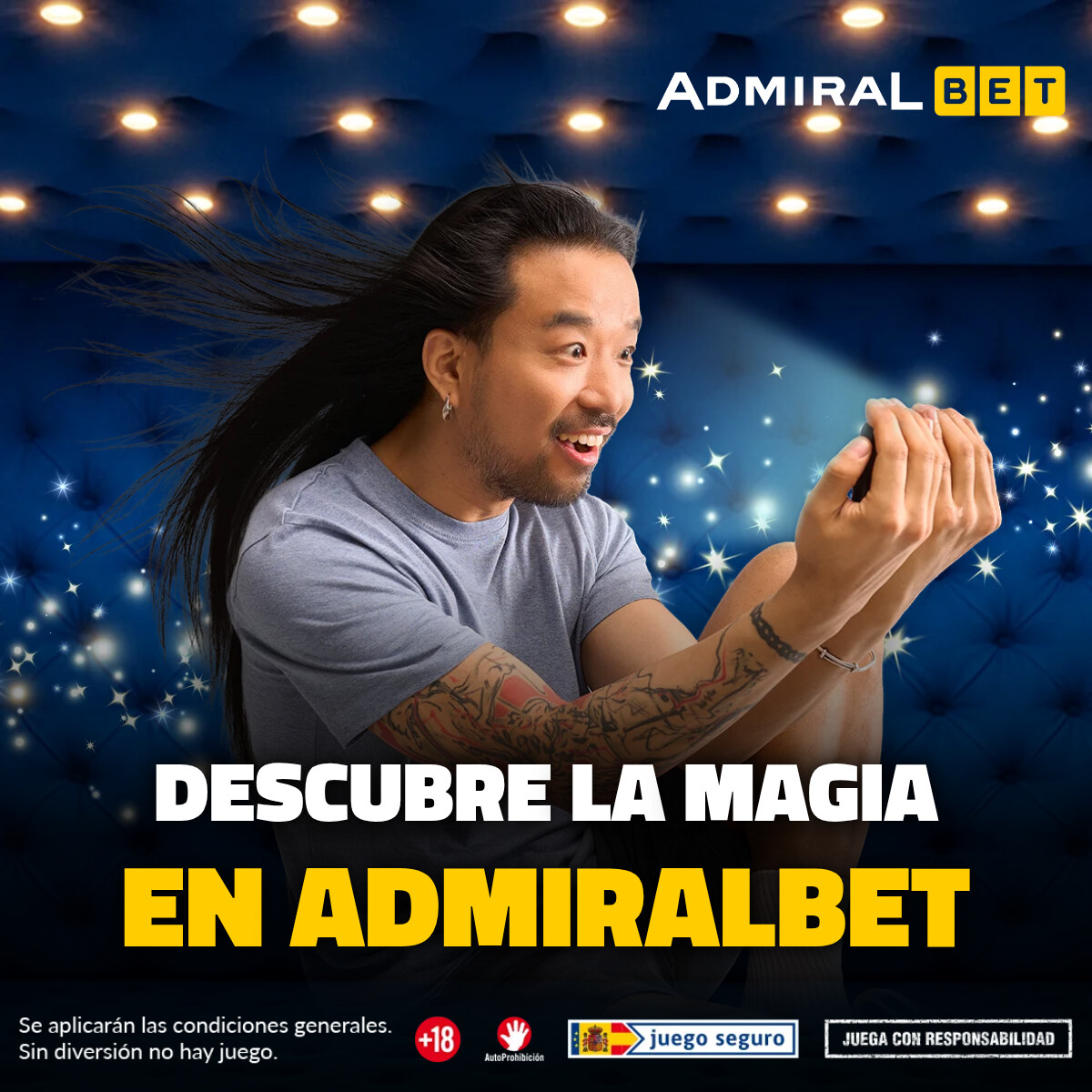 AdmiralBet Facebook ad: ¡Nuevas tragaperras para que pruebes!