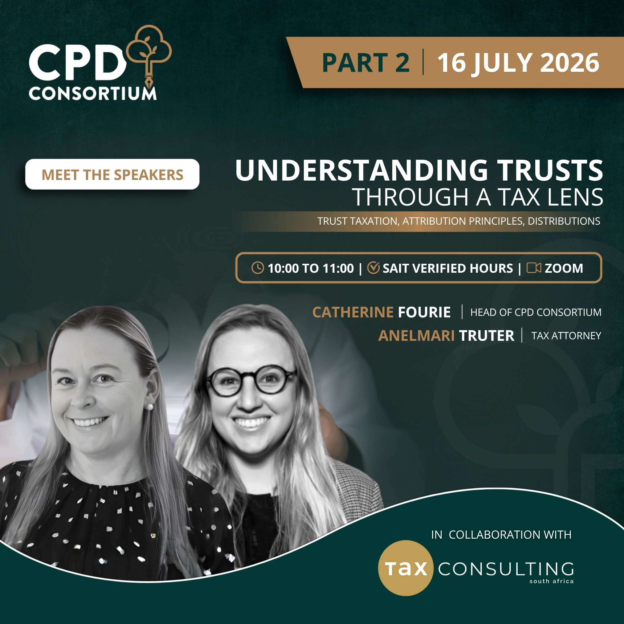 CPD Consortium Facebook ad: Trust Taxation in Practice