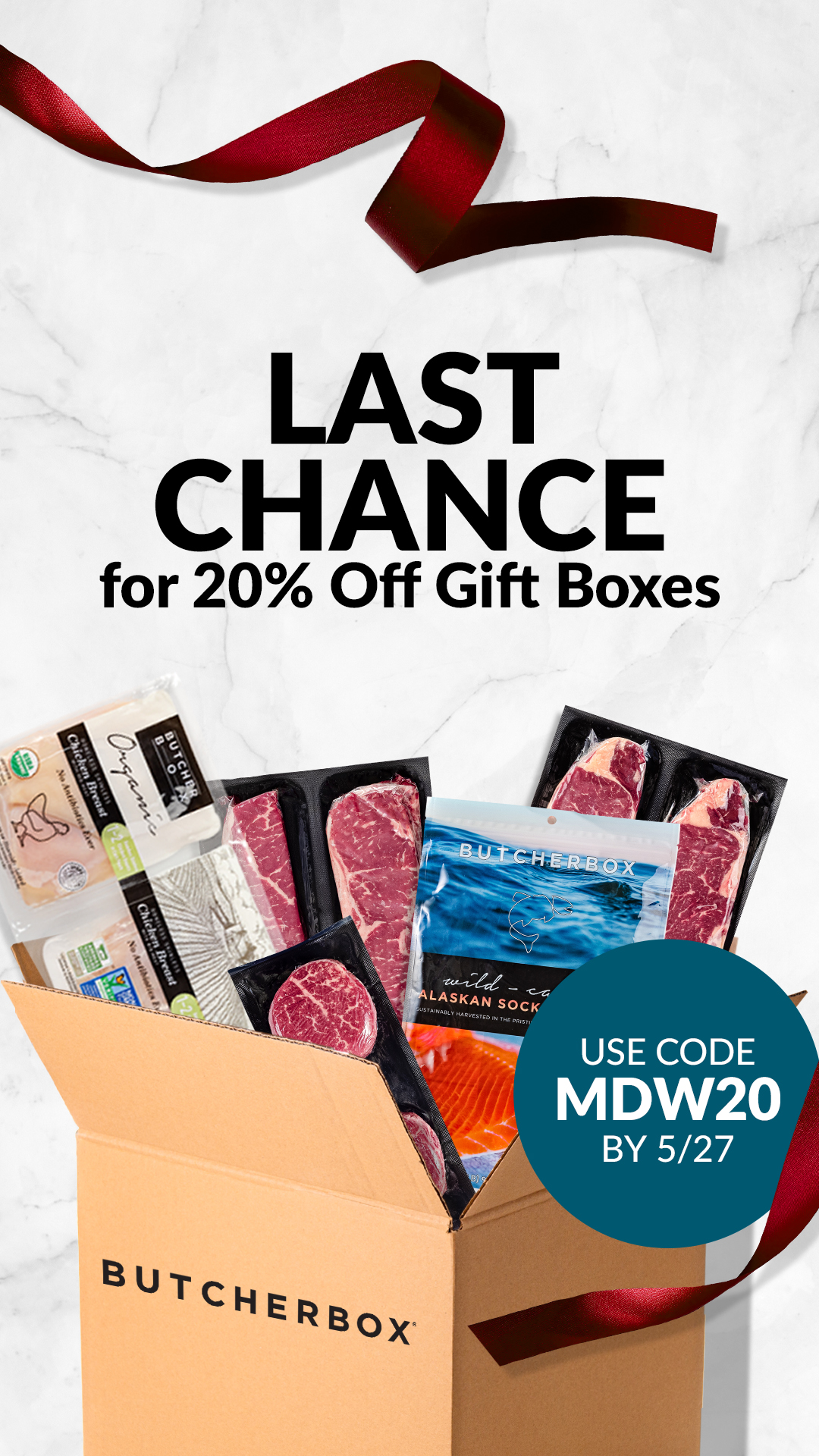 ButcherBox Facebook ad