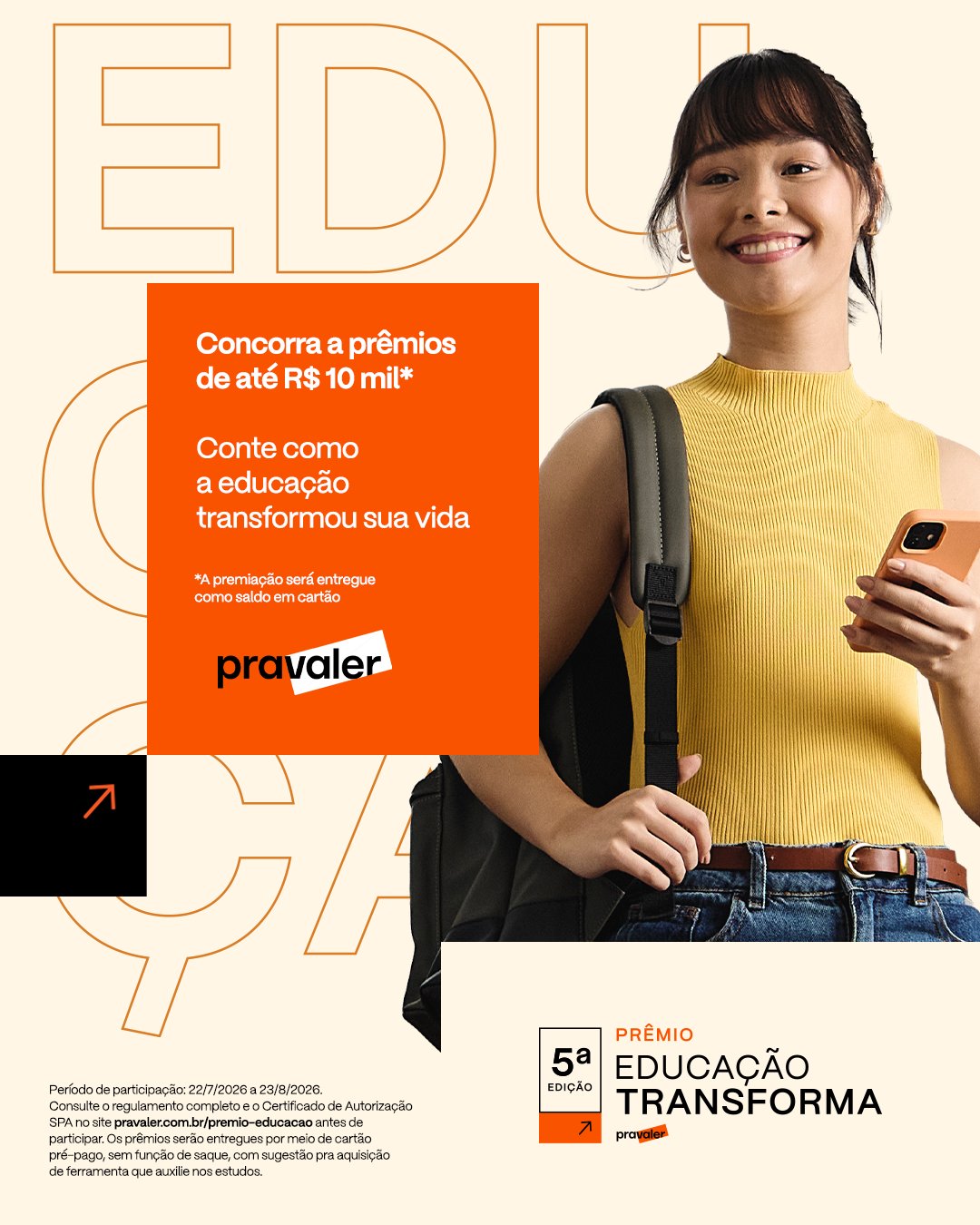 Pravaler Facebook ad