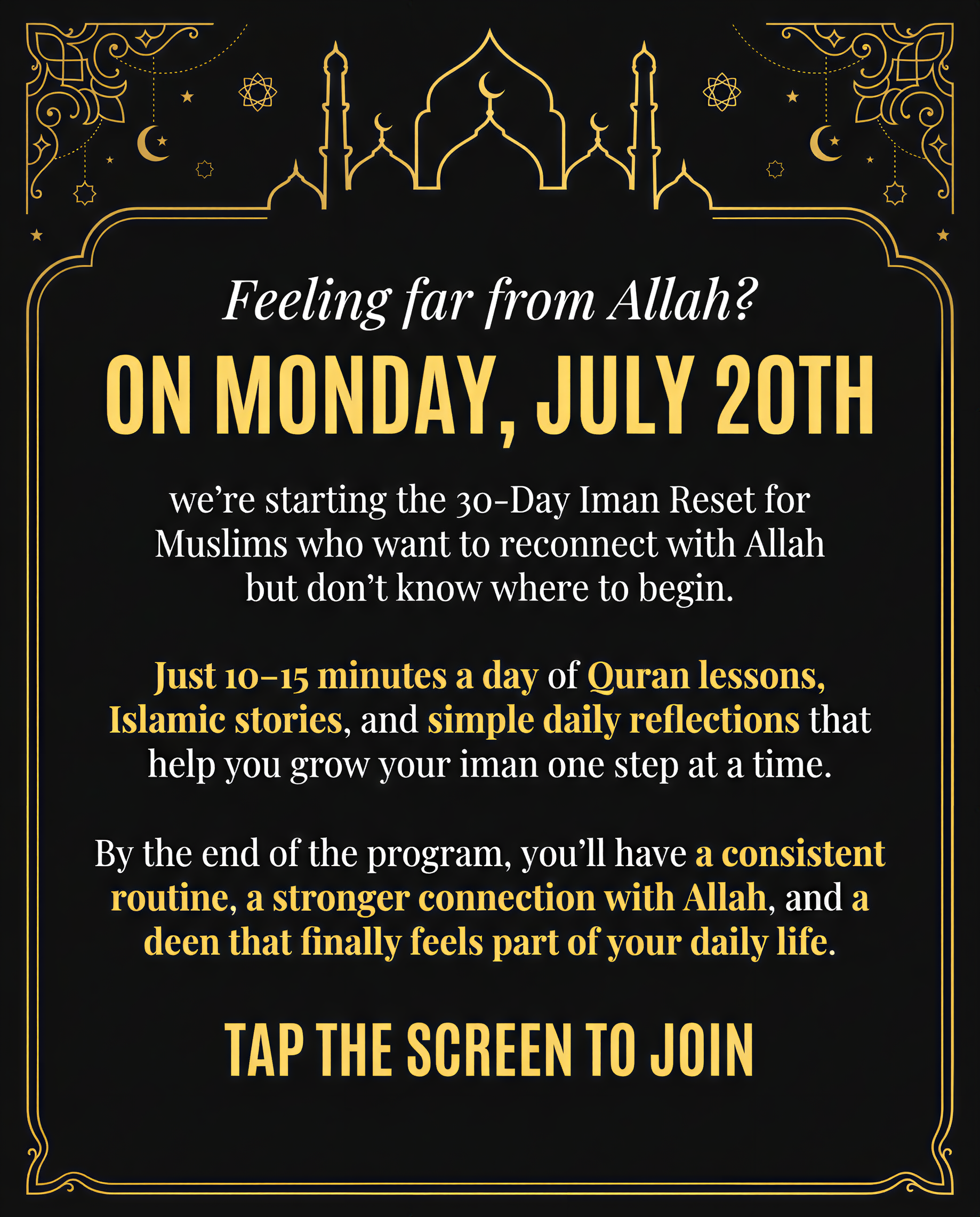 Imam Advice Daily Facebook ad