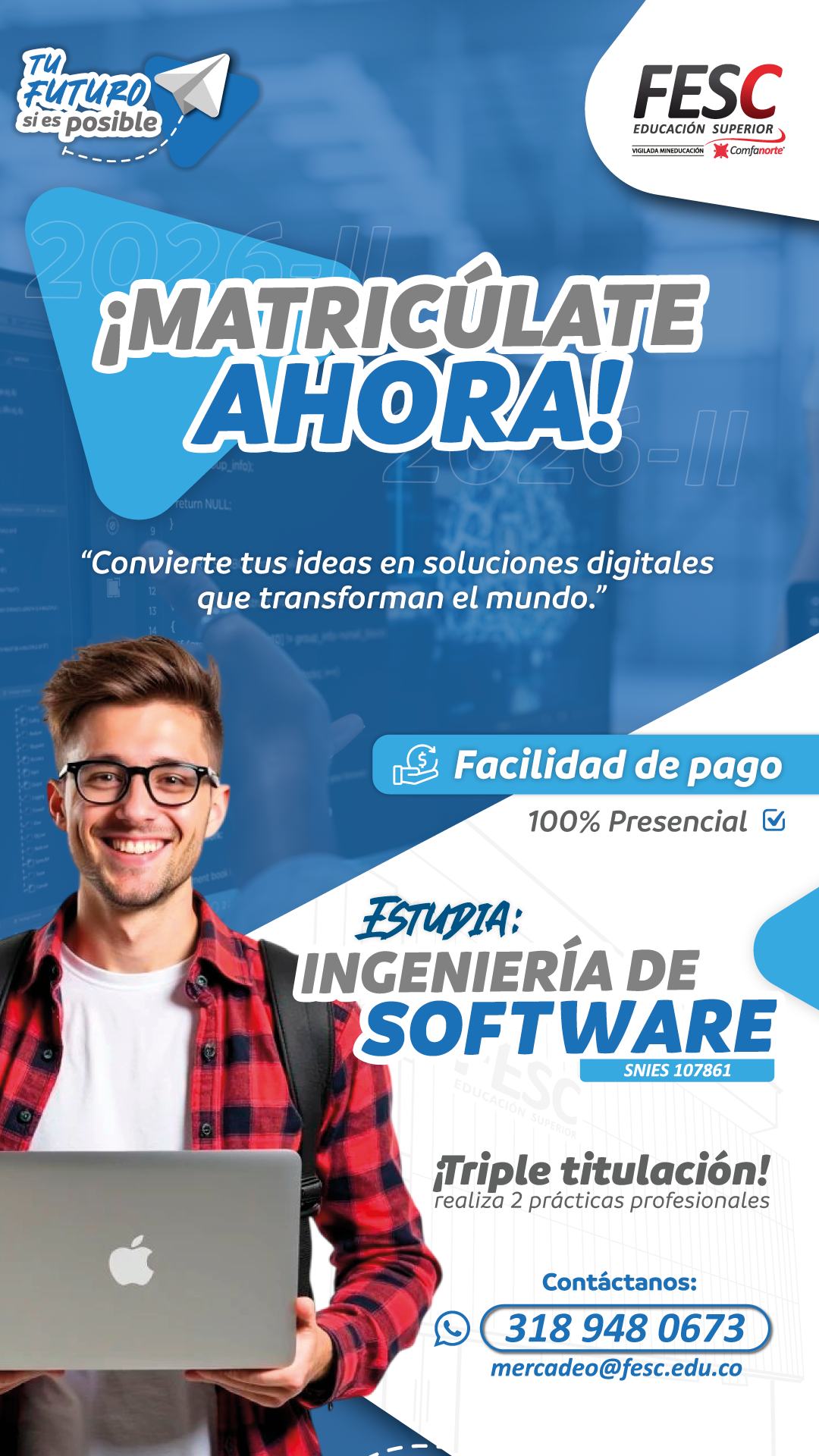 FESC Institución de Educación Superior Facebook ad