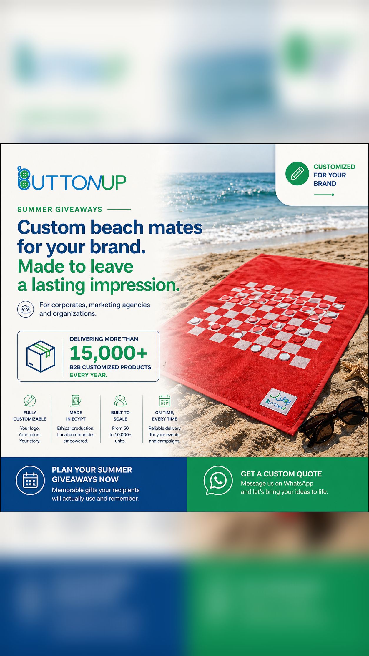 Buttonup Facebook ad from May 10, 2026