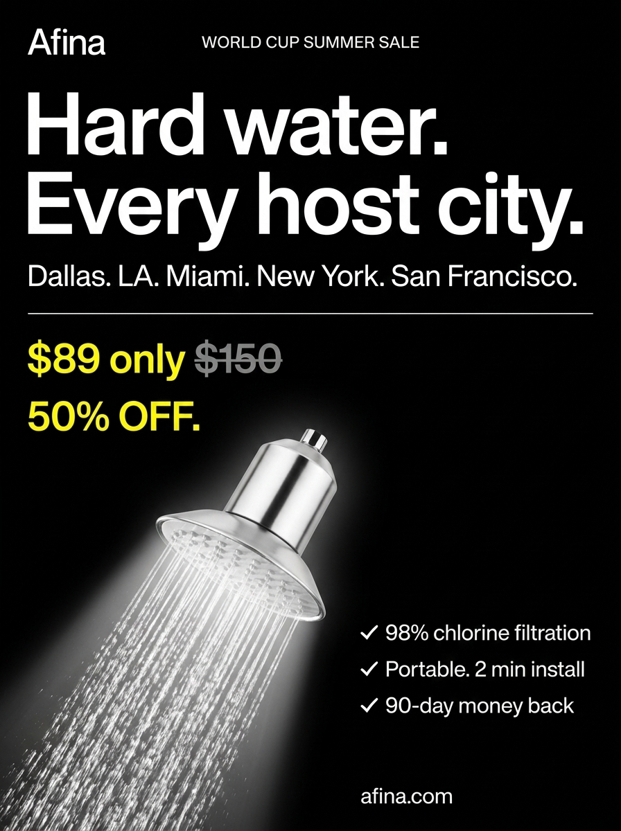 Showerlabs Facebook ad