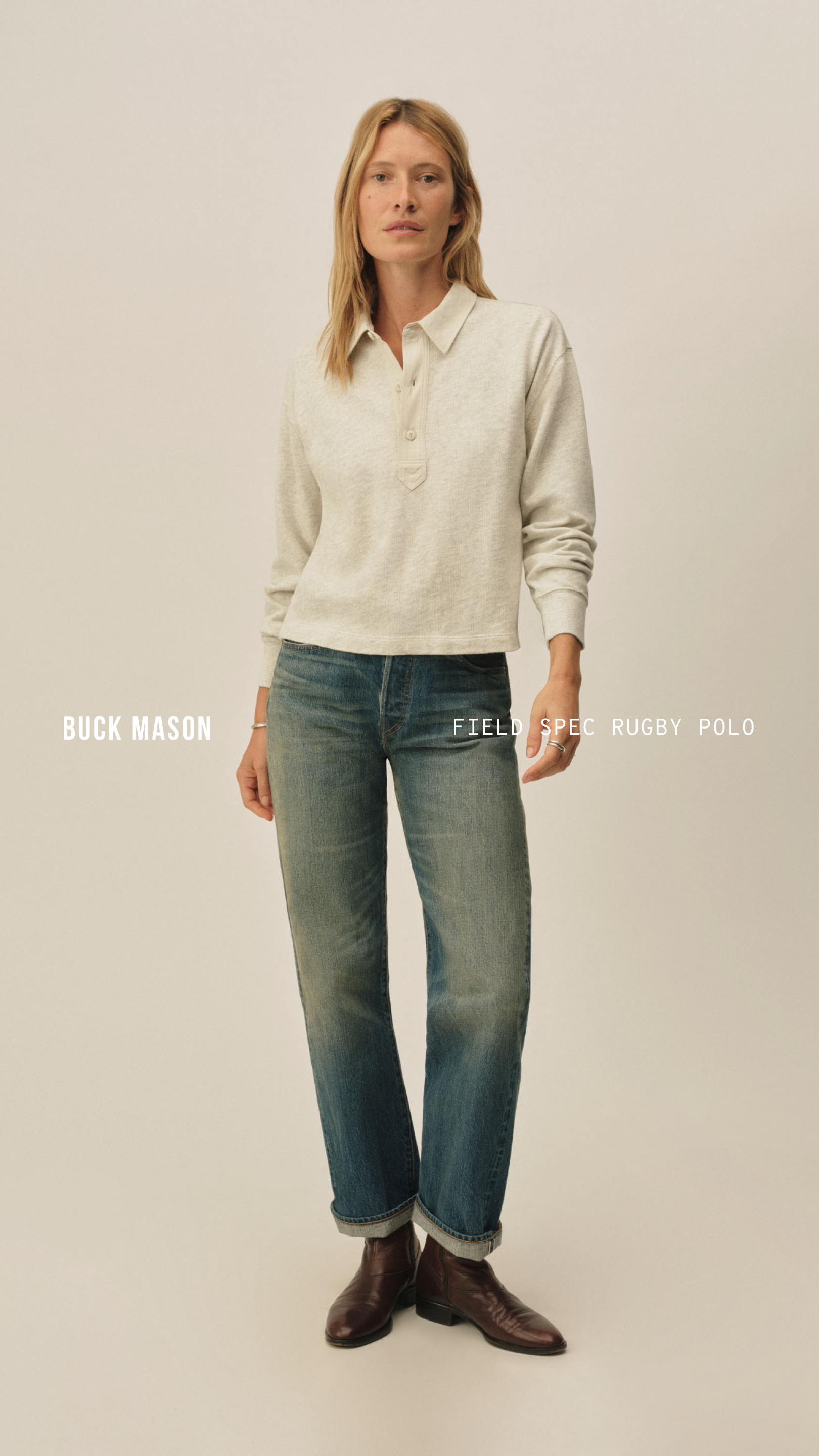 Buck Mason Women's Facebook ad