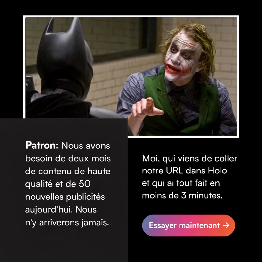 Holo Facebook ad