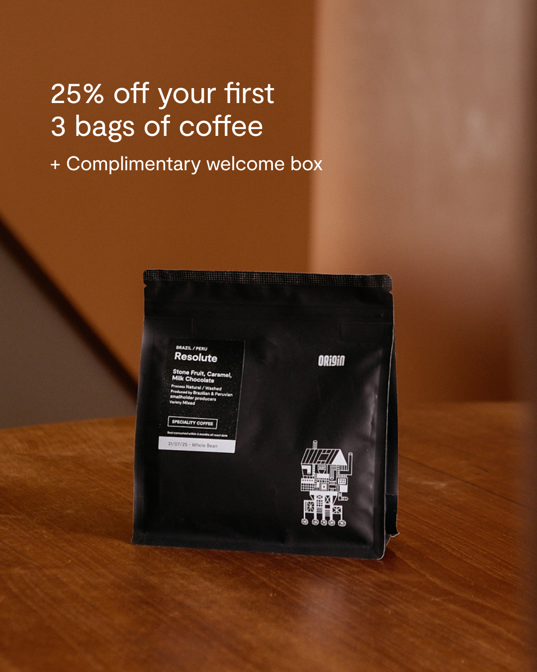 Origin Coffee Roasters Facebook ad