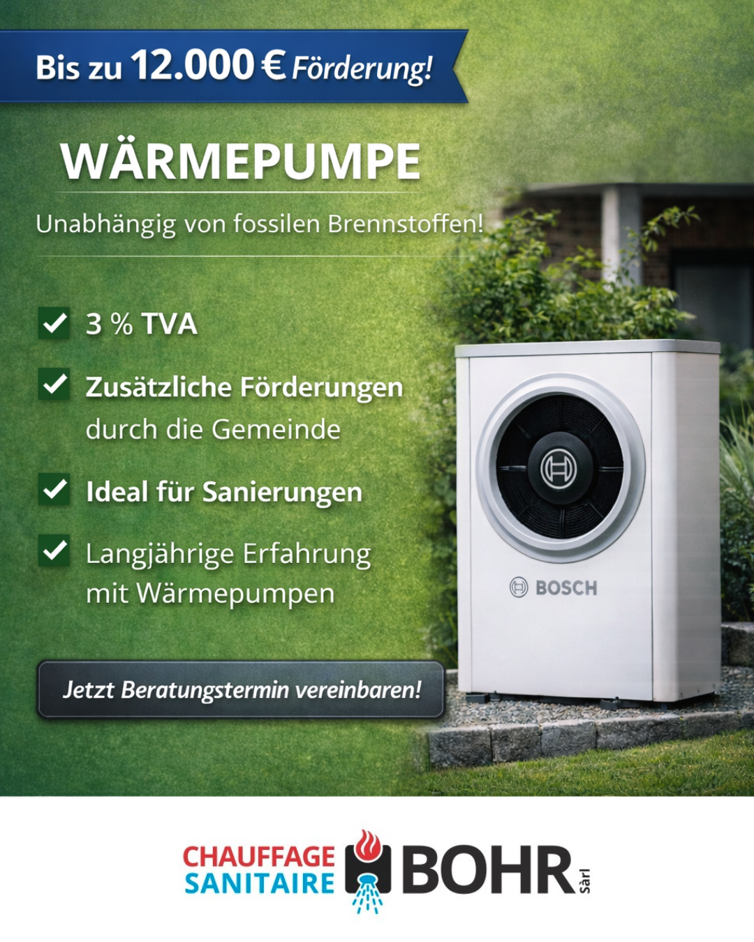 Chauffage-Sanitaire Bohr SARL Facebook ad