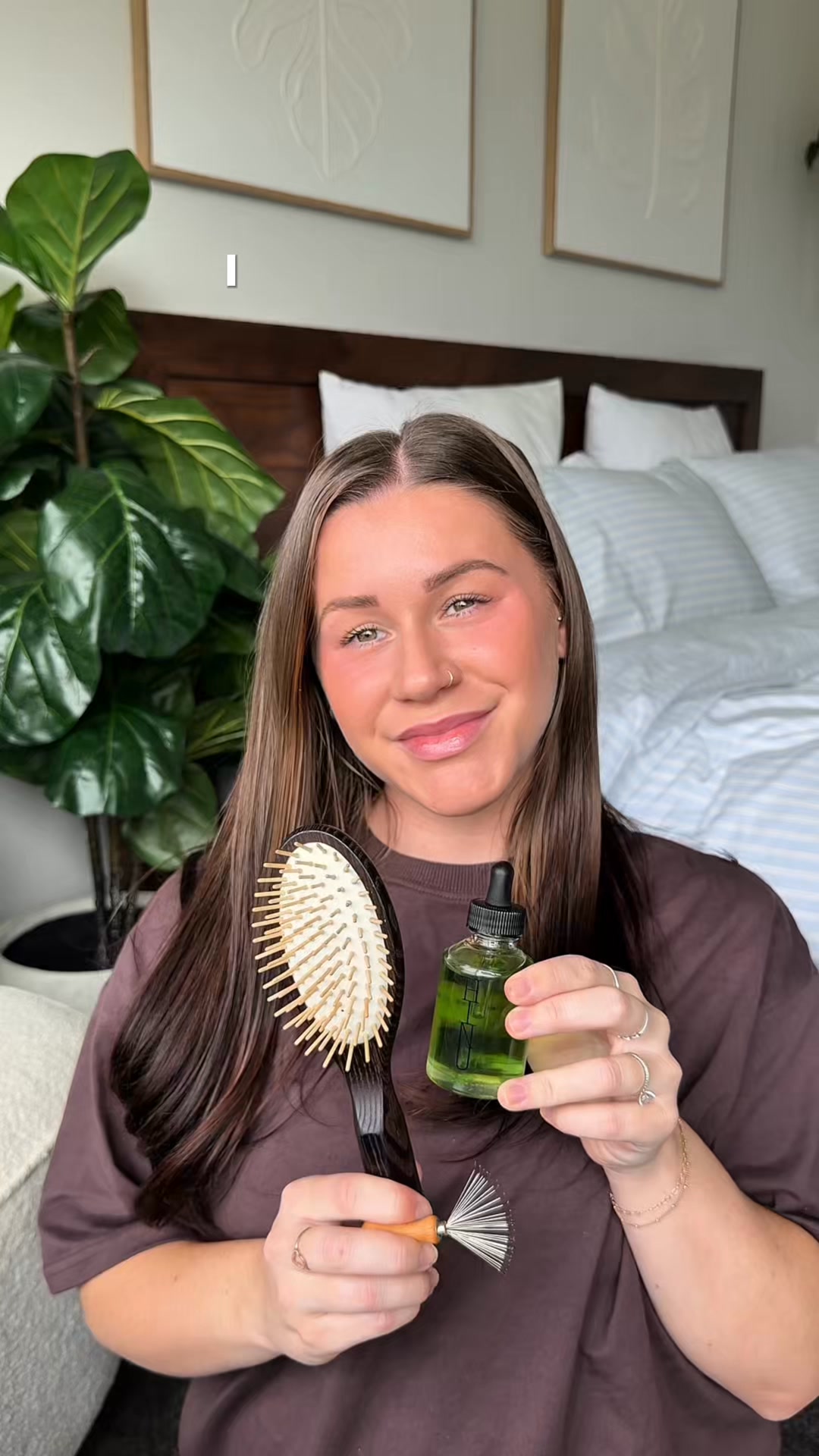 HINU Facebook ad: Post-partum shedding? Meet your new ritual.
