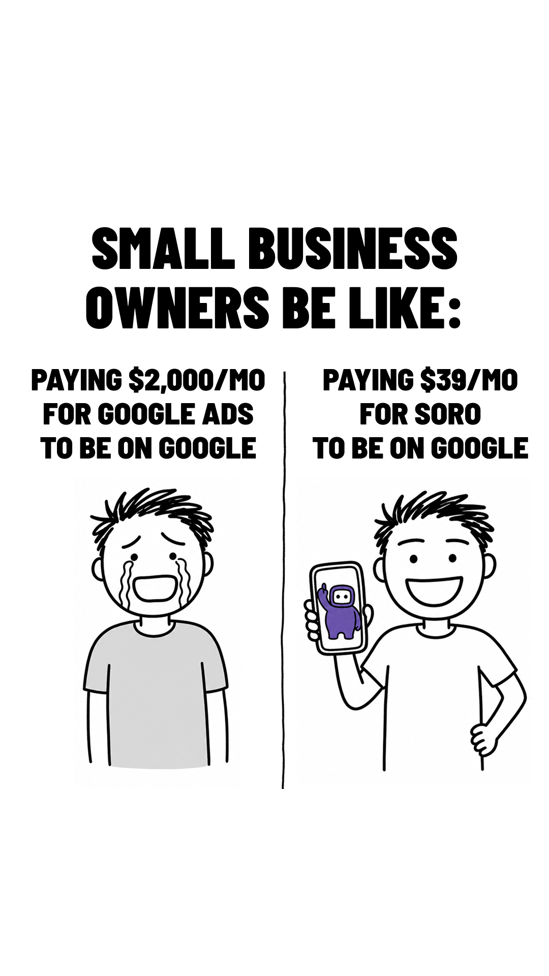 Soro SEO Facebook ad
