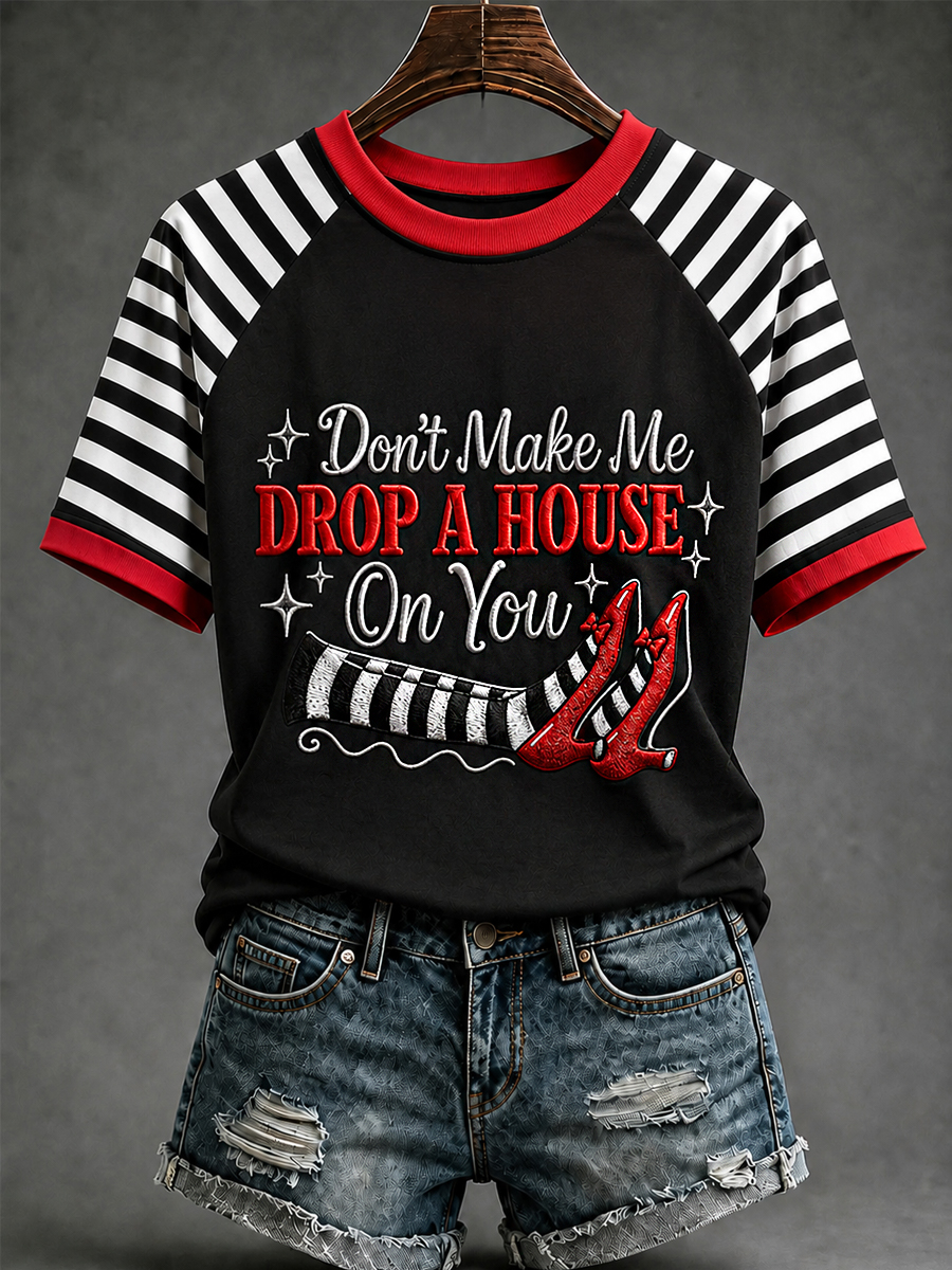 All Things American Facebook ad: DON’T MAKE ME DROP A HOUSE ON YOU.