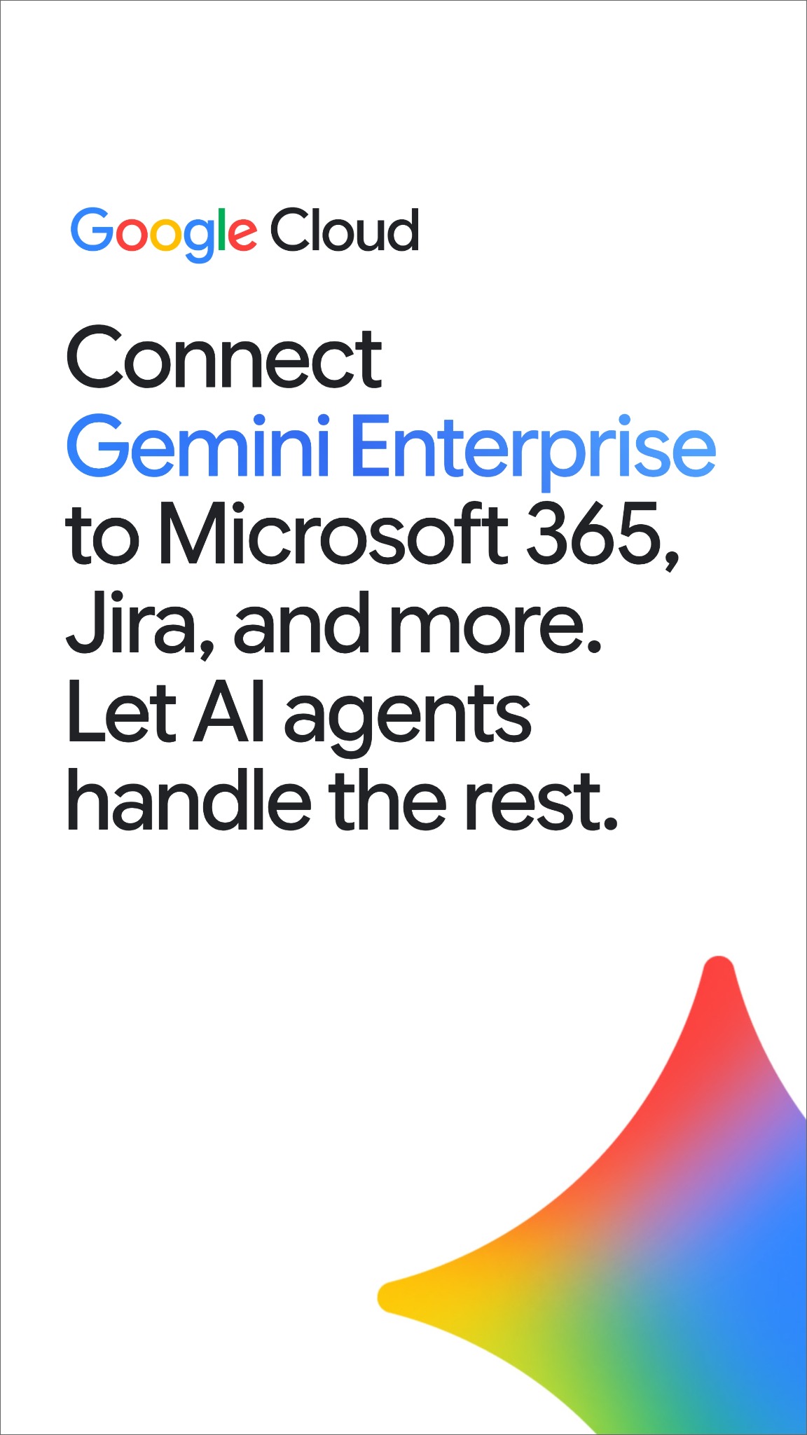 Google Cloud Facebook ad