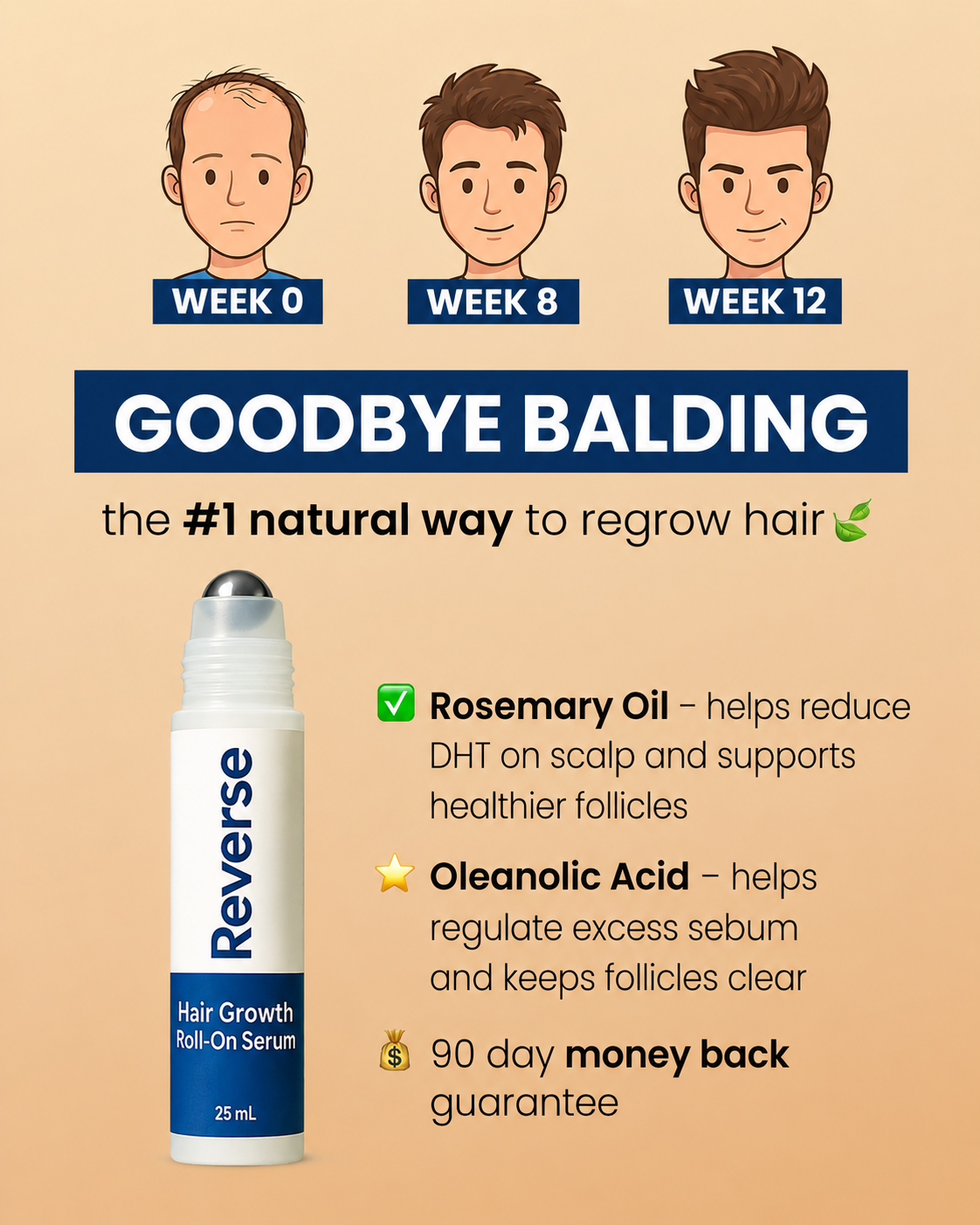 Reverse HairCo Facebook ad