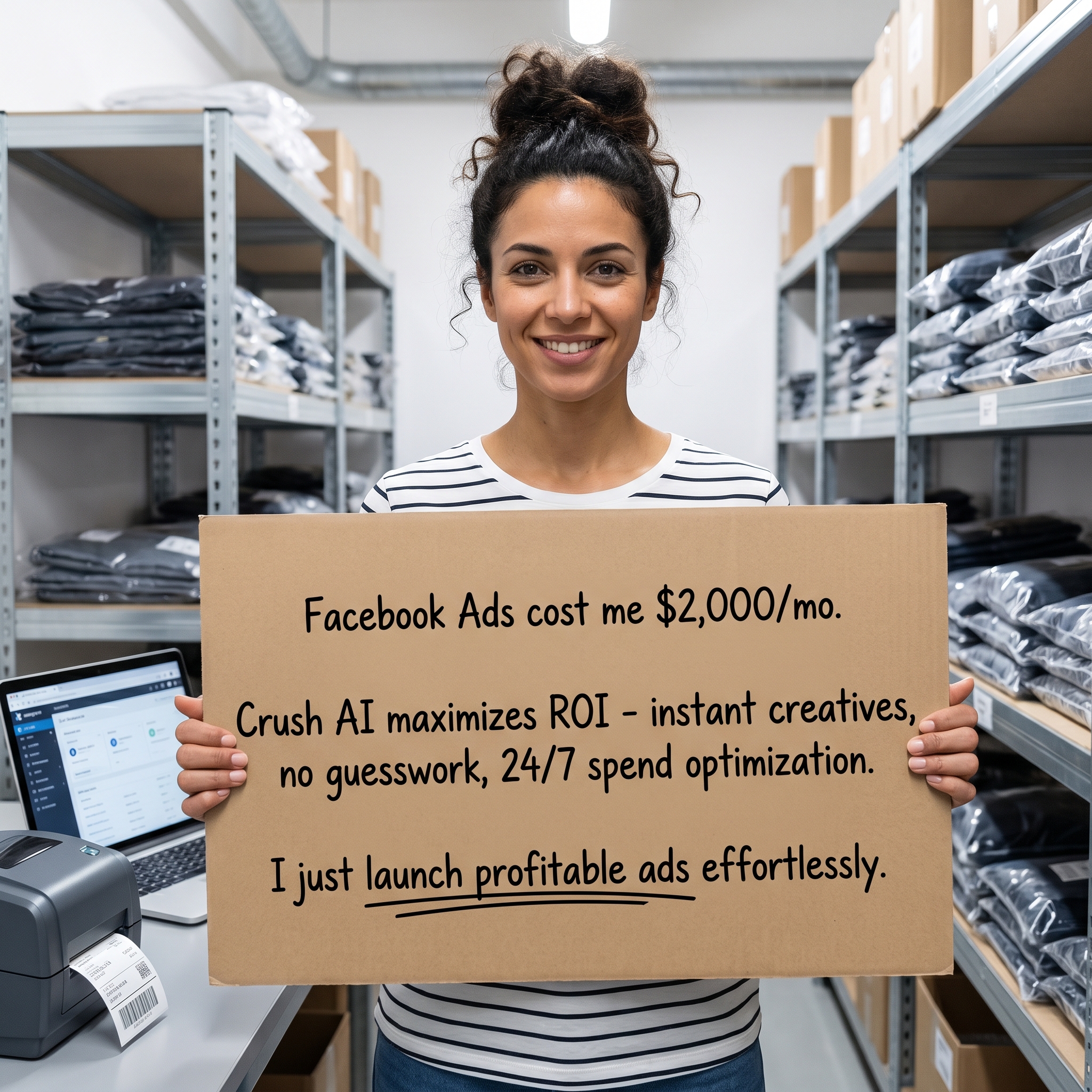trycrush.ai Facebook ad