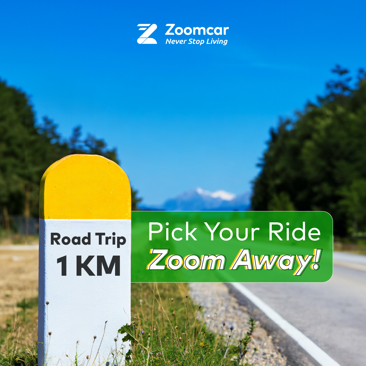 Zoomcar Facebook ad