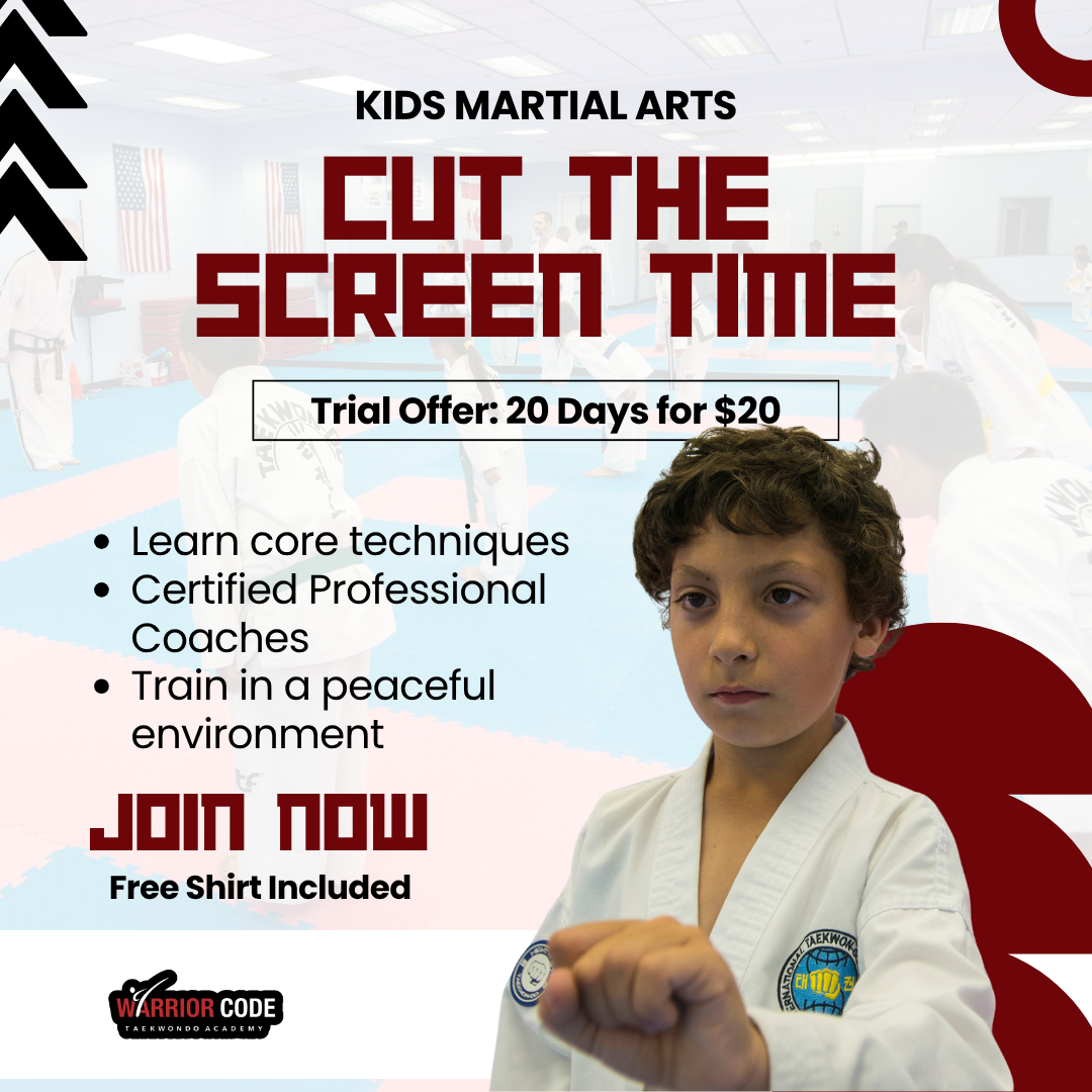 Warrior Code Taekwon-Do Academy Facebook ad