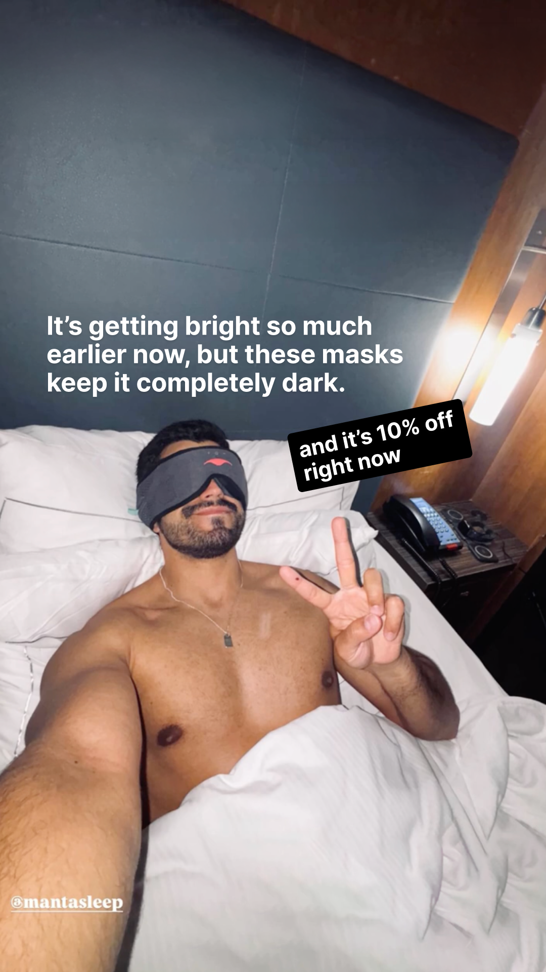 Manta Sleep Facebook ad