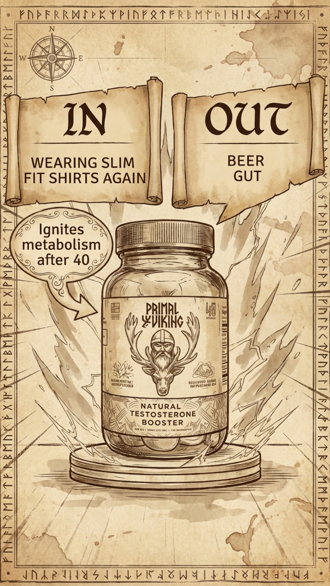 Primal Viking Facebook ad