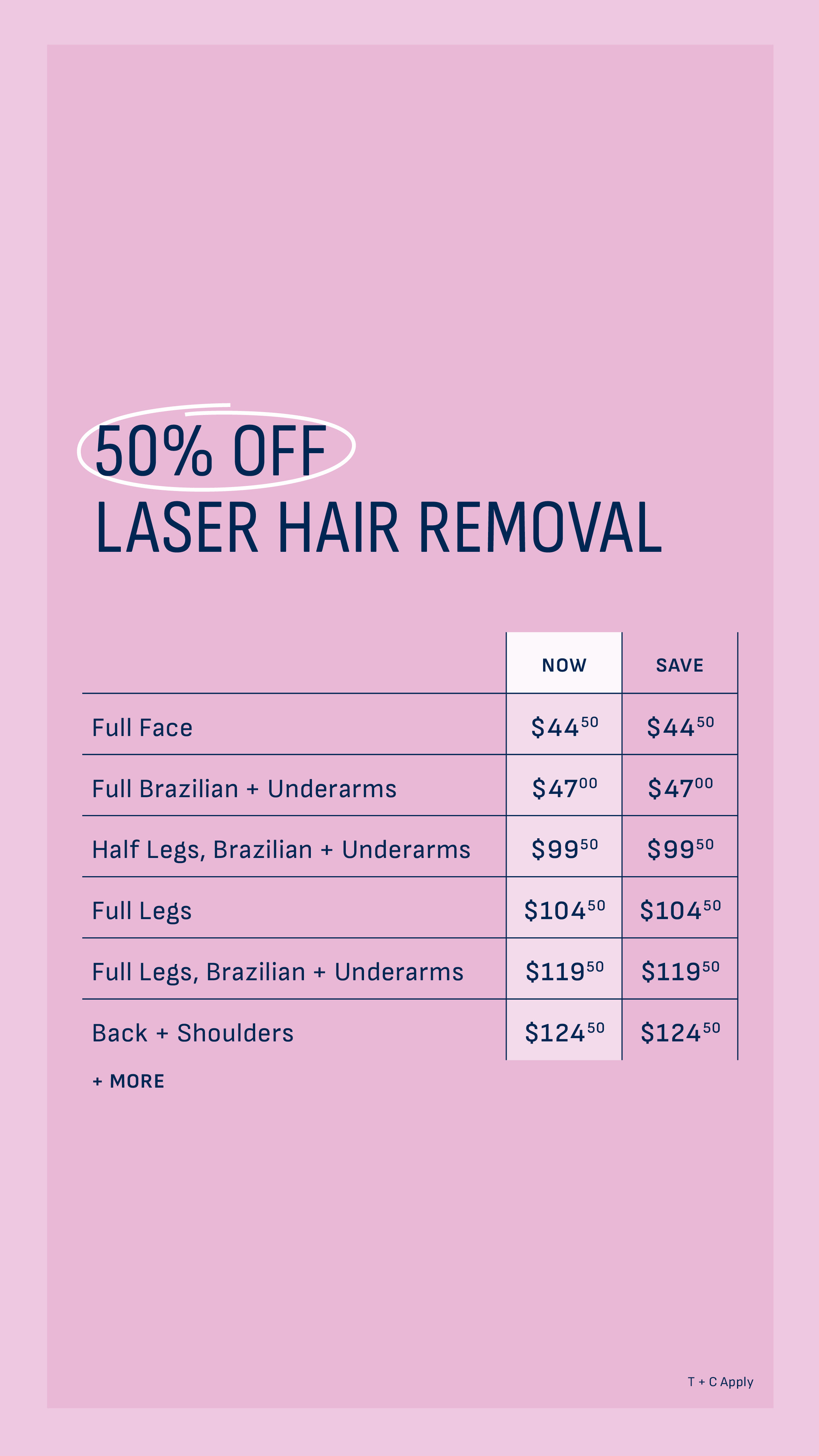 Australian Skin Clinics Facebook ad