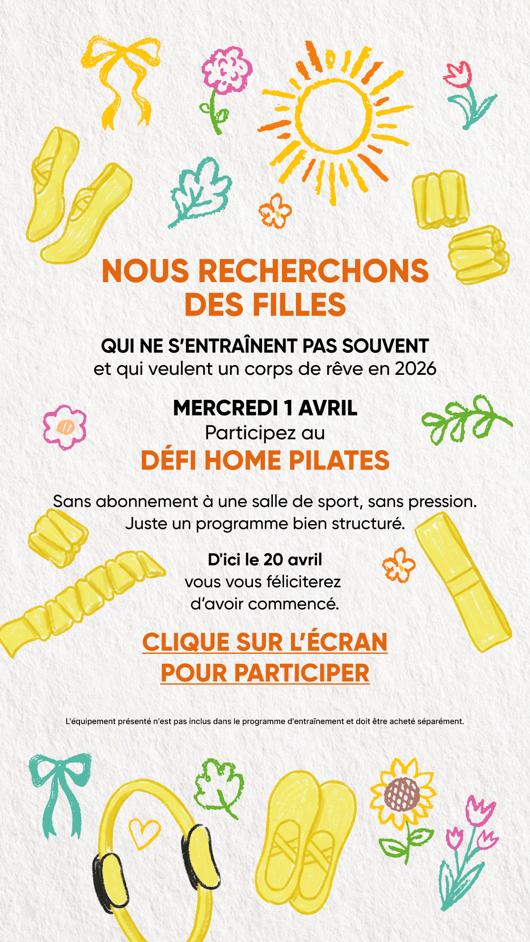 Liliia Fitness Facebook ad: Commencez la Transformation Maintenant!