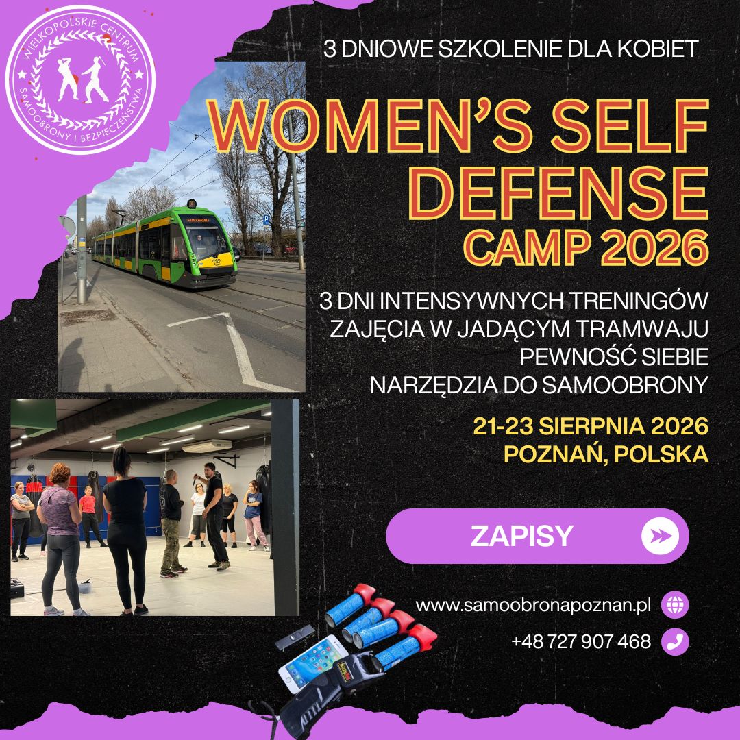 Wielkopolskie Centrum Samoobrony i Bezpieczeństwa Facebook ad: Women’s Self Defense Camp 2026 | Poznań