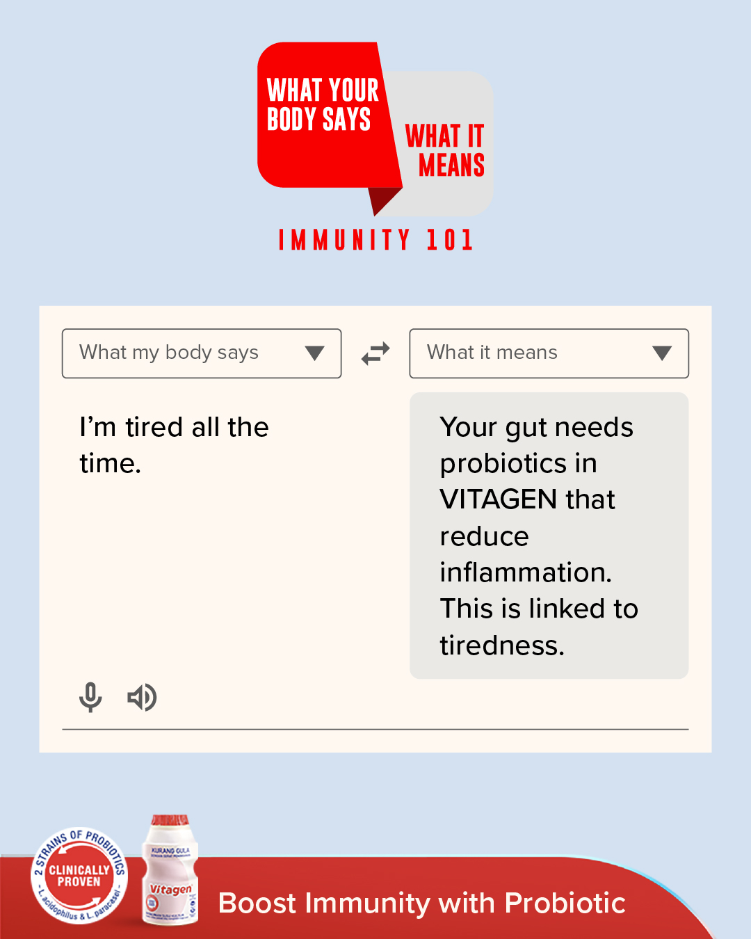 VITAGEN Malaysia Facebook ad: Beat Daily Exhaustion with VITAGEN