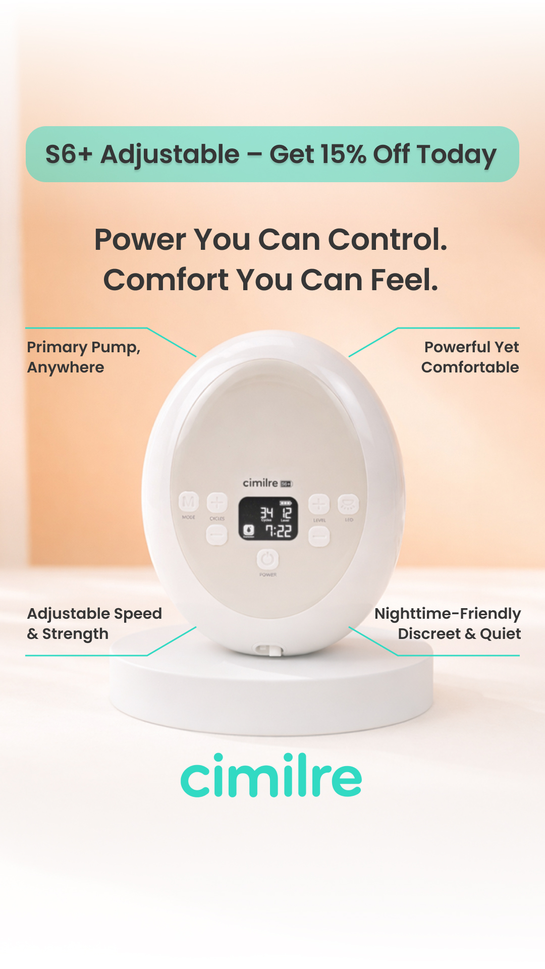 Cimilre Breast Pumps Facebook ad from May 13, 2026