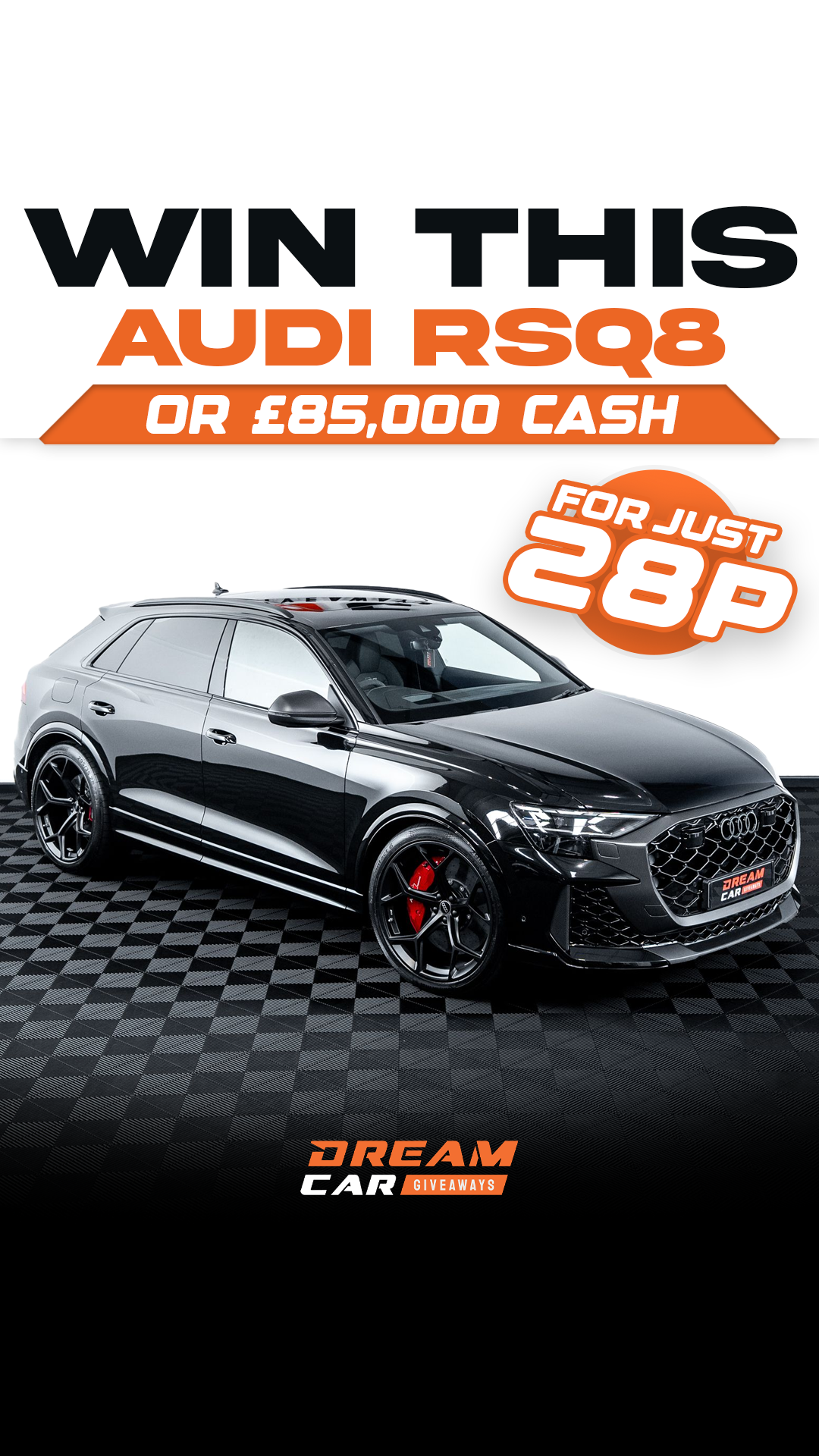 Dream Car Giveaways Facebook ad
