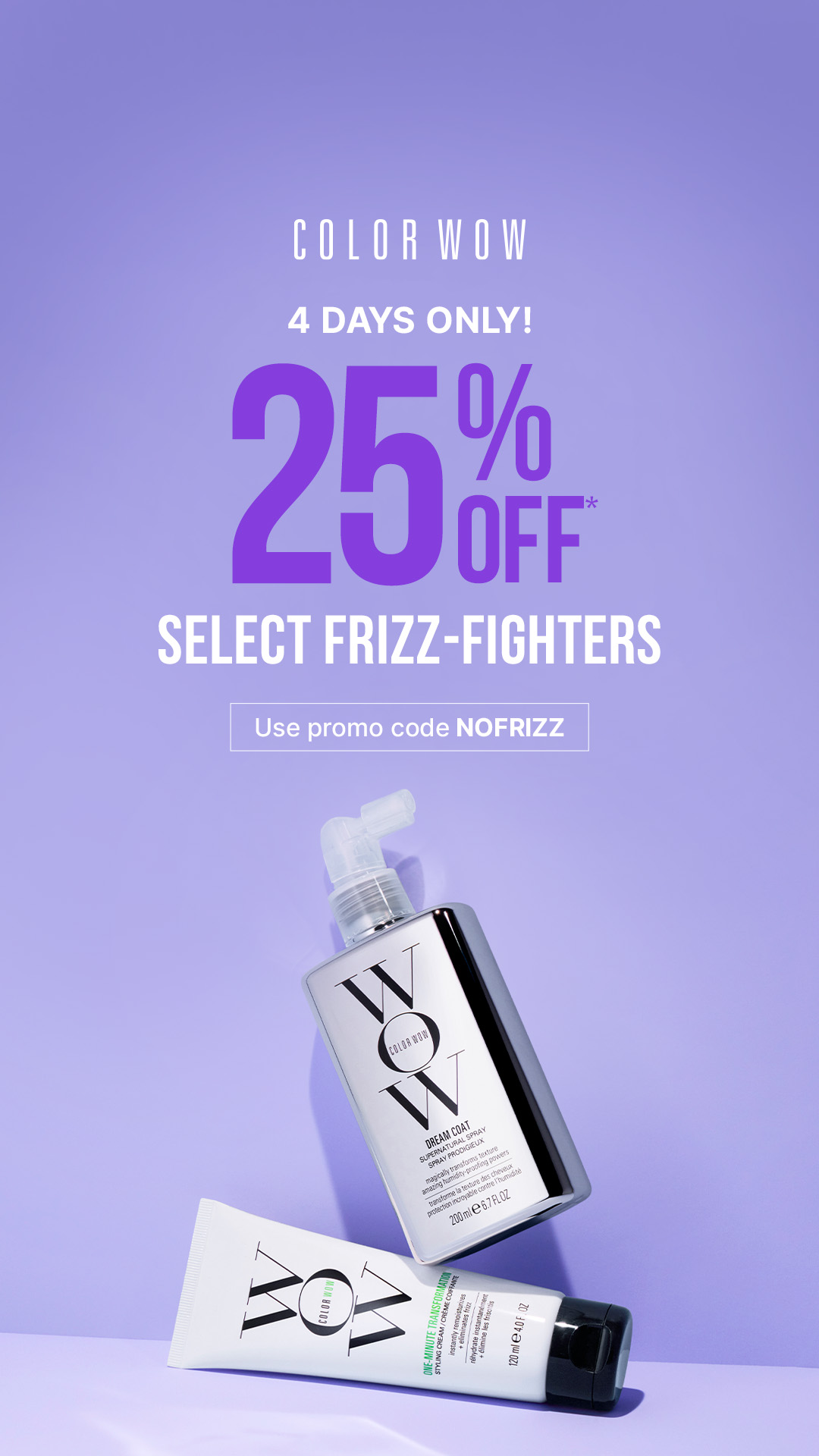 Color Wow Facebook ad