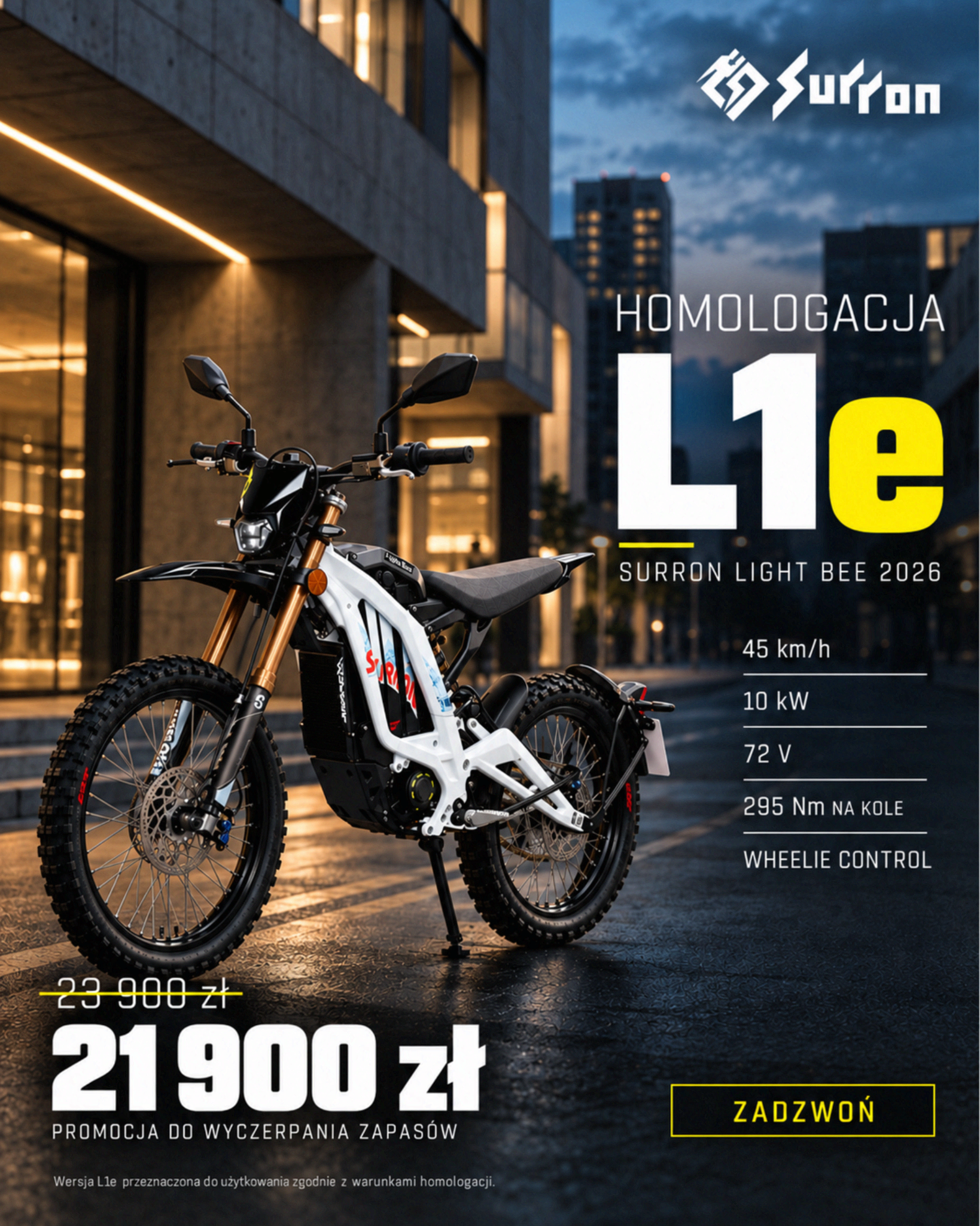 Perun Electric Facebook ad: Do wyczerpania zapasów!