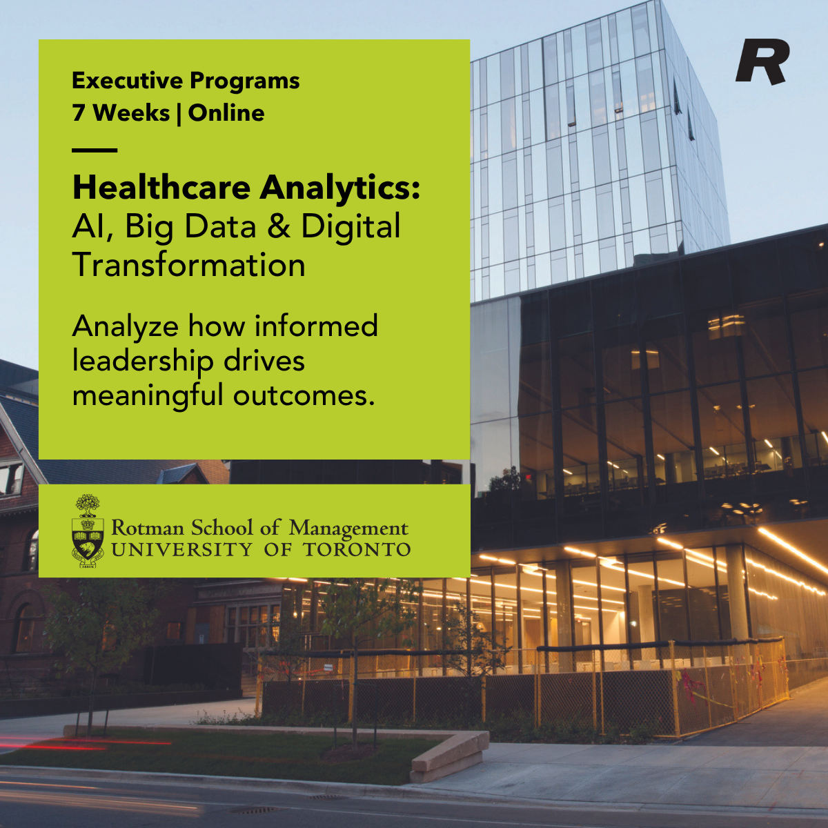 Rotman School of Management, University of Toronto Facebook ad