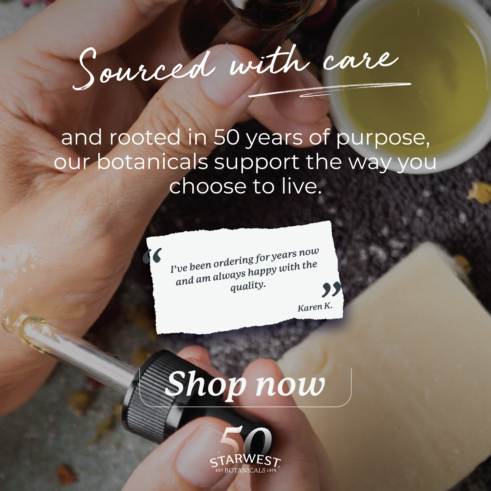 Starwest Botanicals Facebook ad