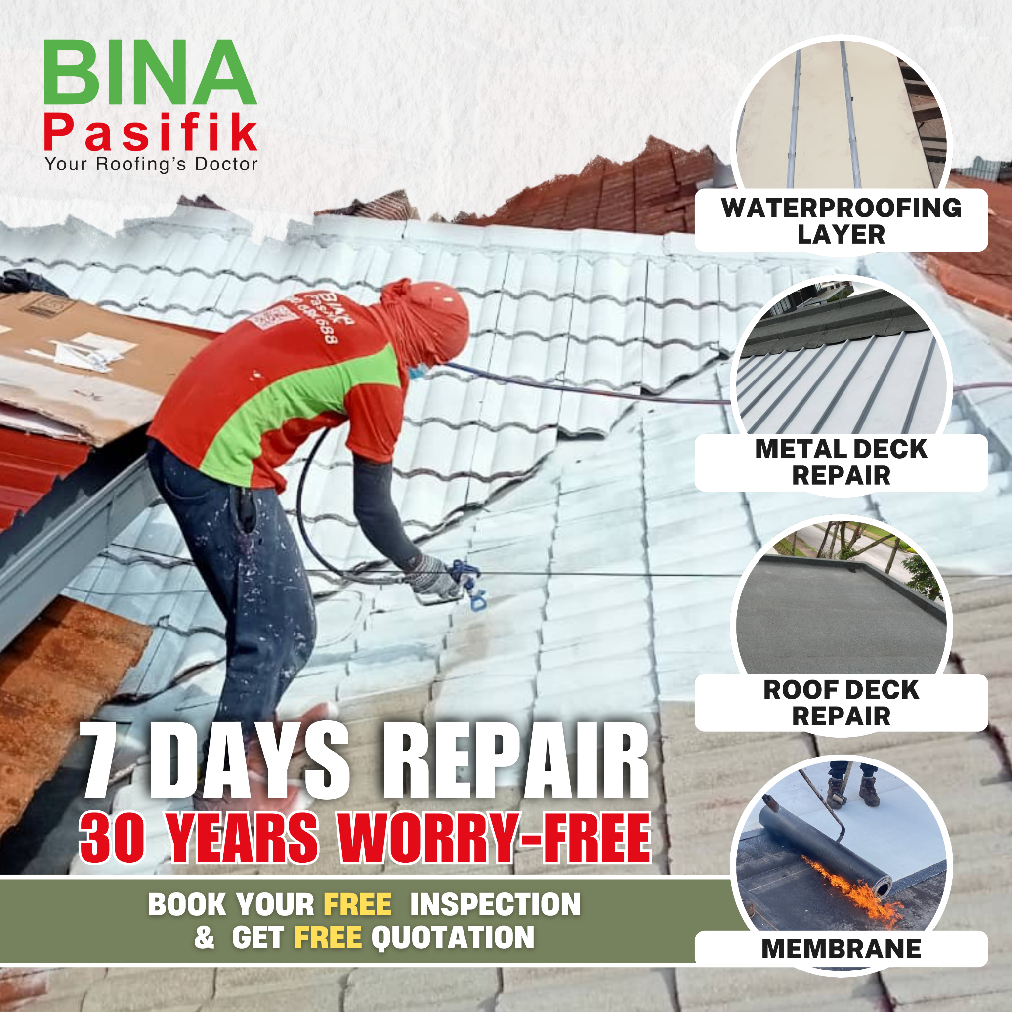 BINA Pasifik - Roof & Waterproofing Expert Facebook ad