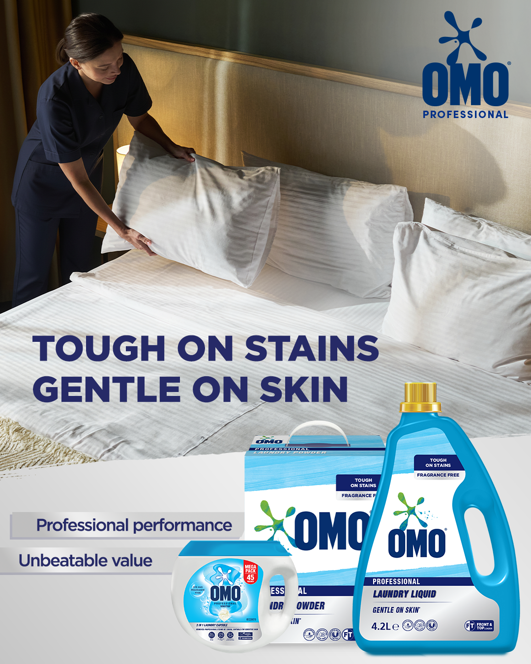 Unilever Professional AU Facebook ad: Sensitive Pro Clean